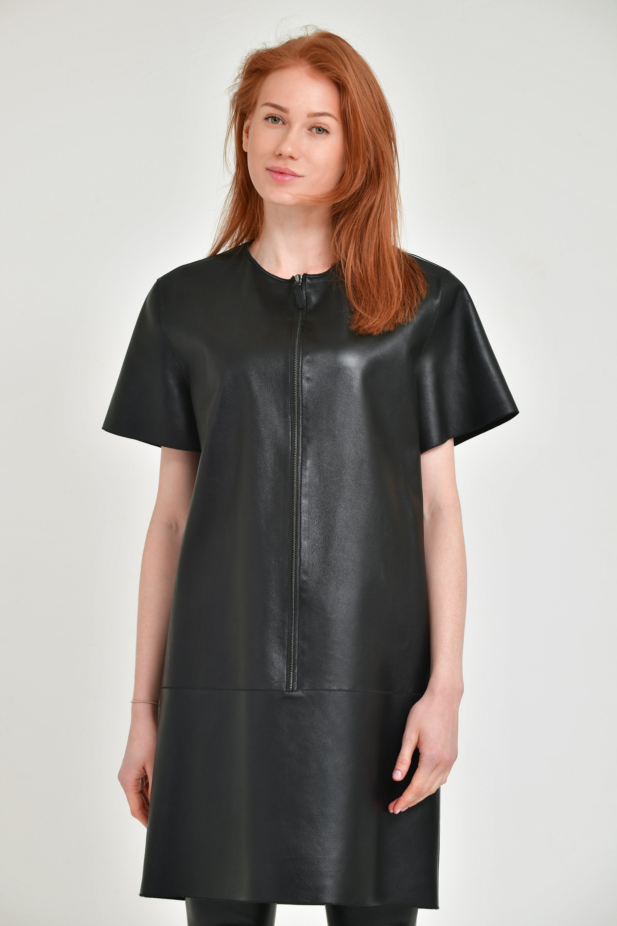 Black Leather Dress