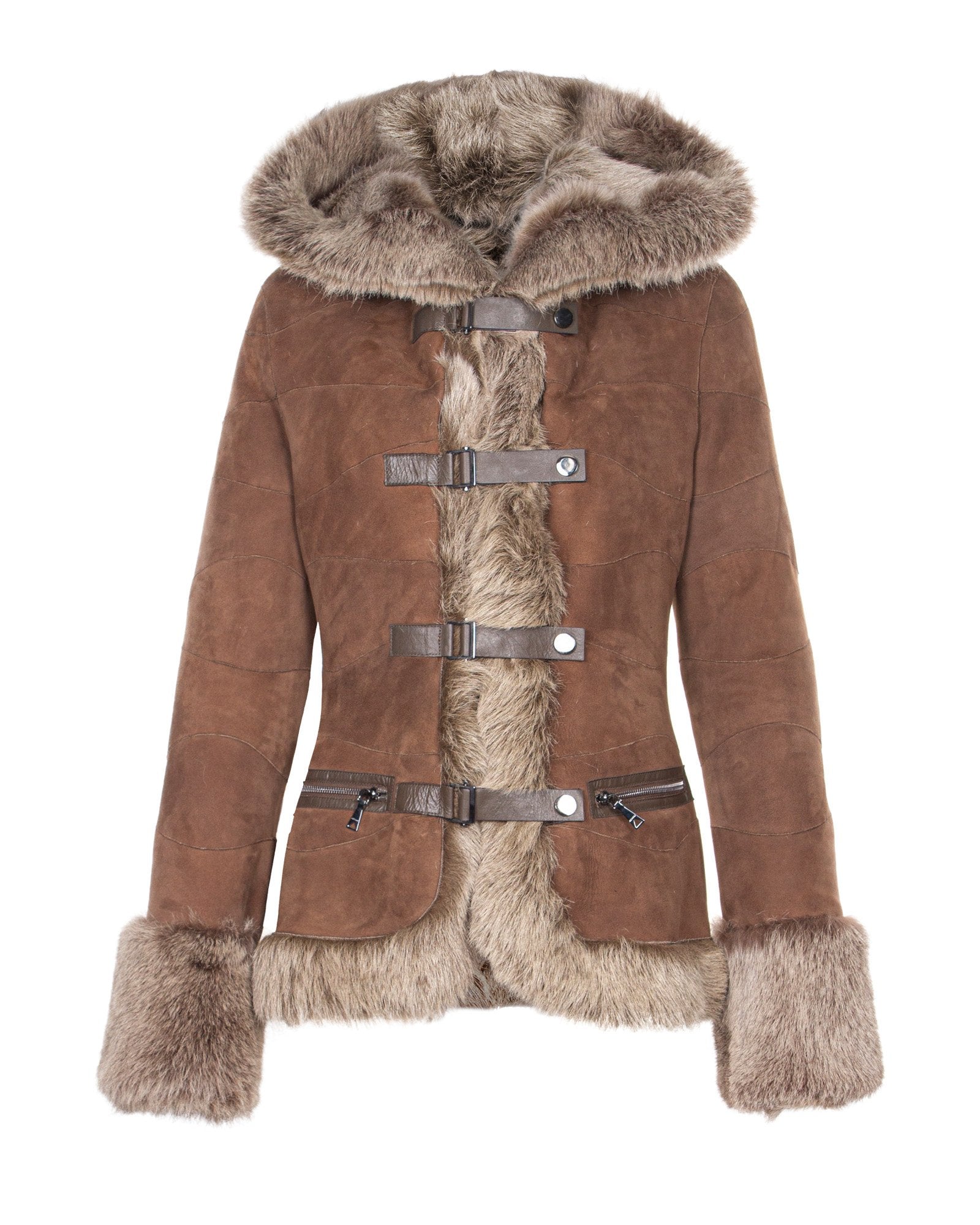 Brown Leather Coat
