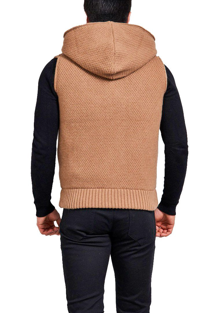 Camel Knit Vest