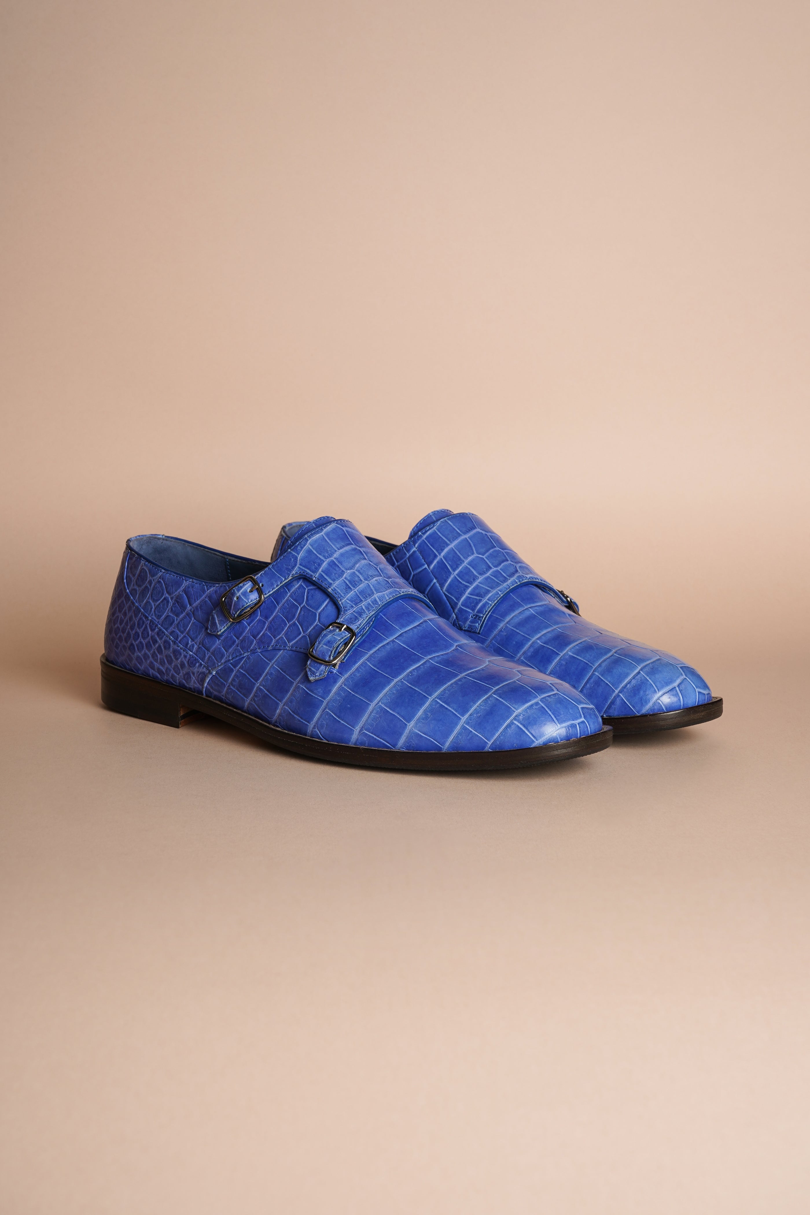 Azure Elegance Handmade Shoes
