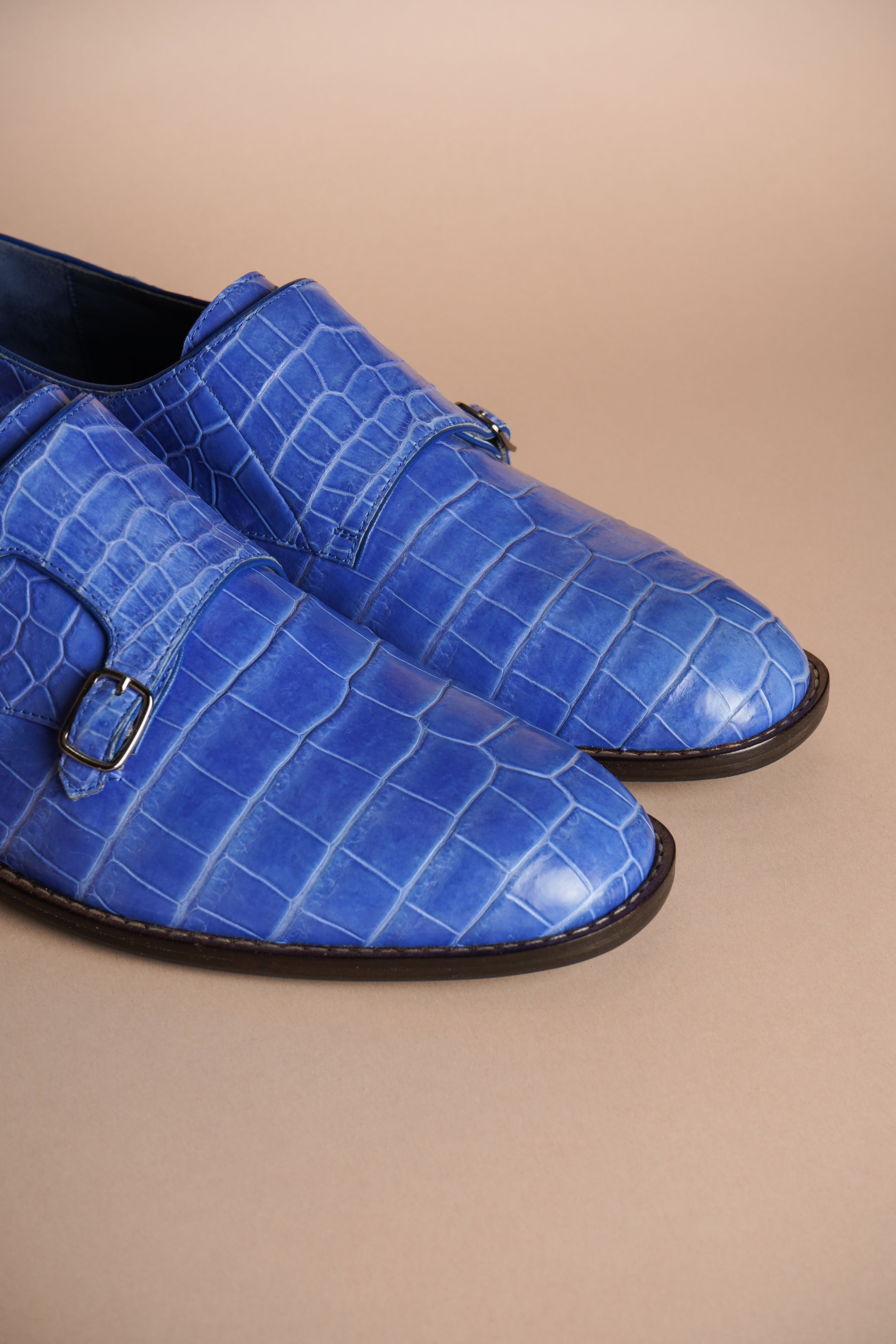 Azure Elegance Handmade Shoes