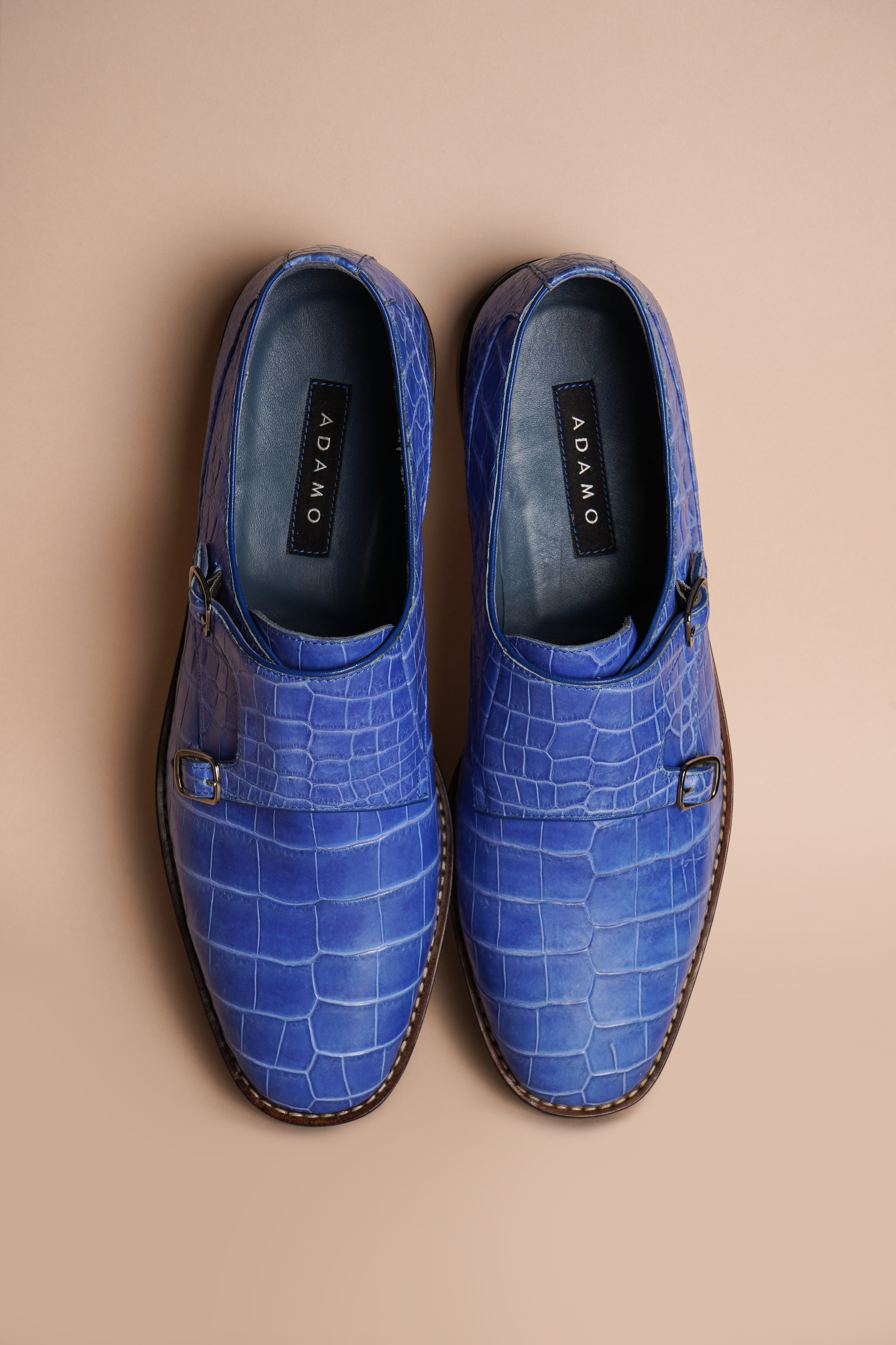 Azure Elegance Handmade Shoes