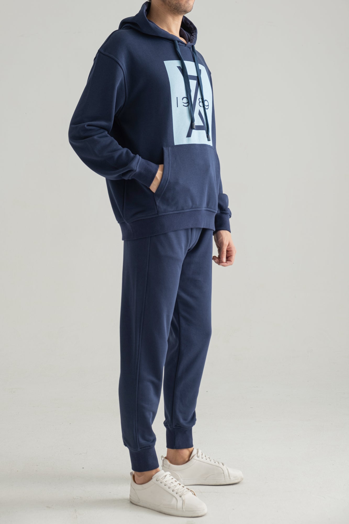 Navy Hoodie & Jogger Set