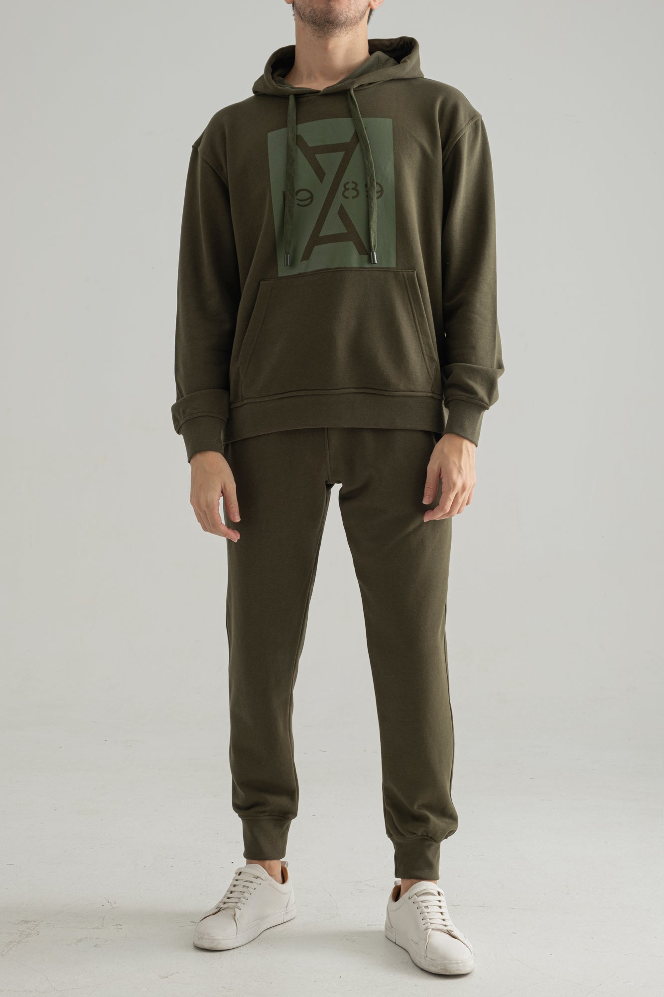 Green Hoodie & Jogger Set