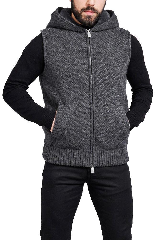 Grey Knit Vest