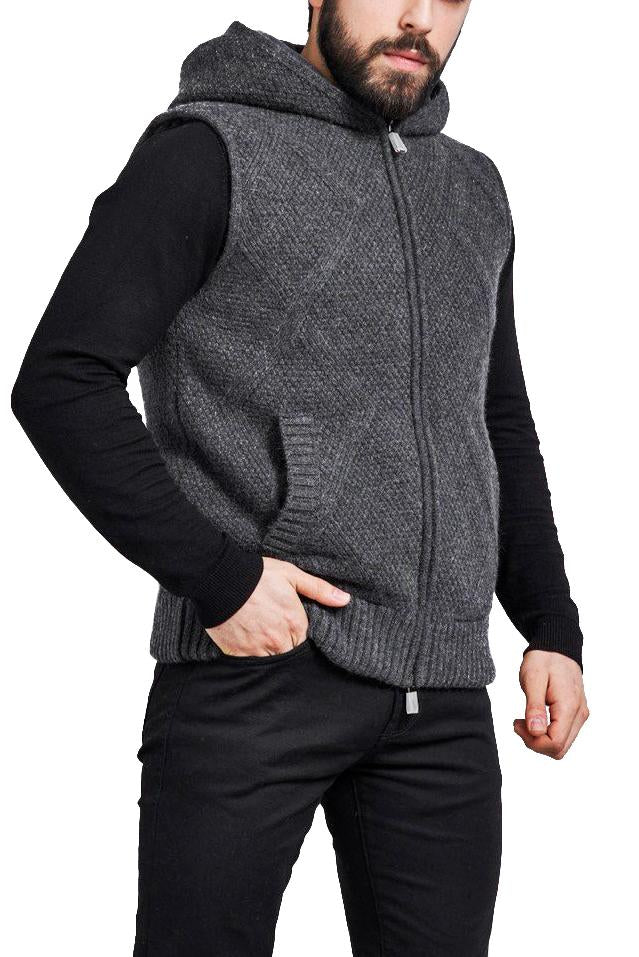 Grey Knit Vest