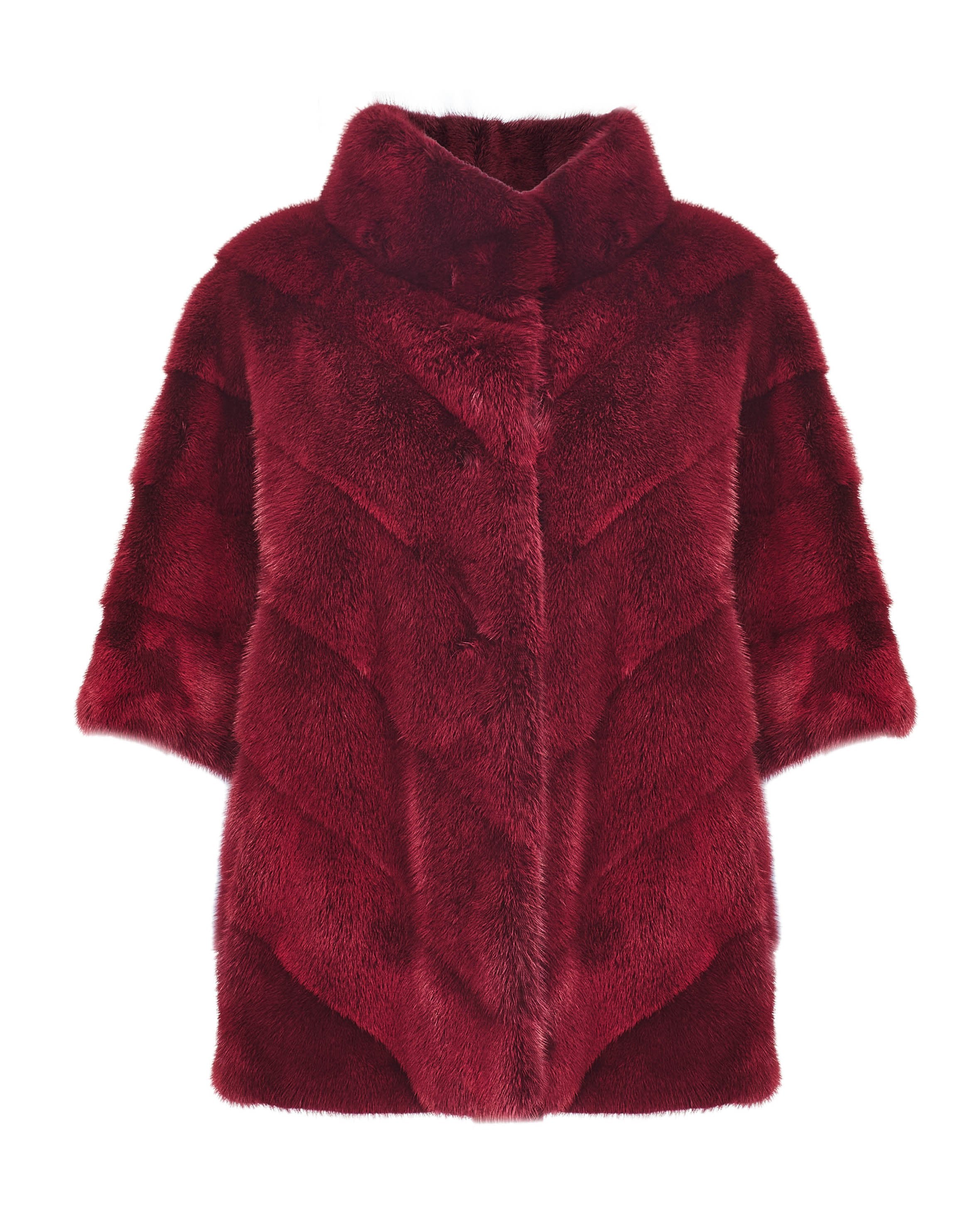 Red Mink Fur Coat