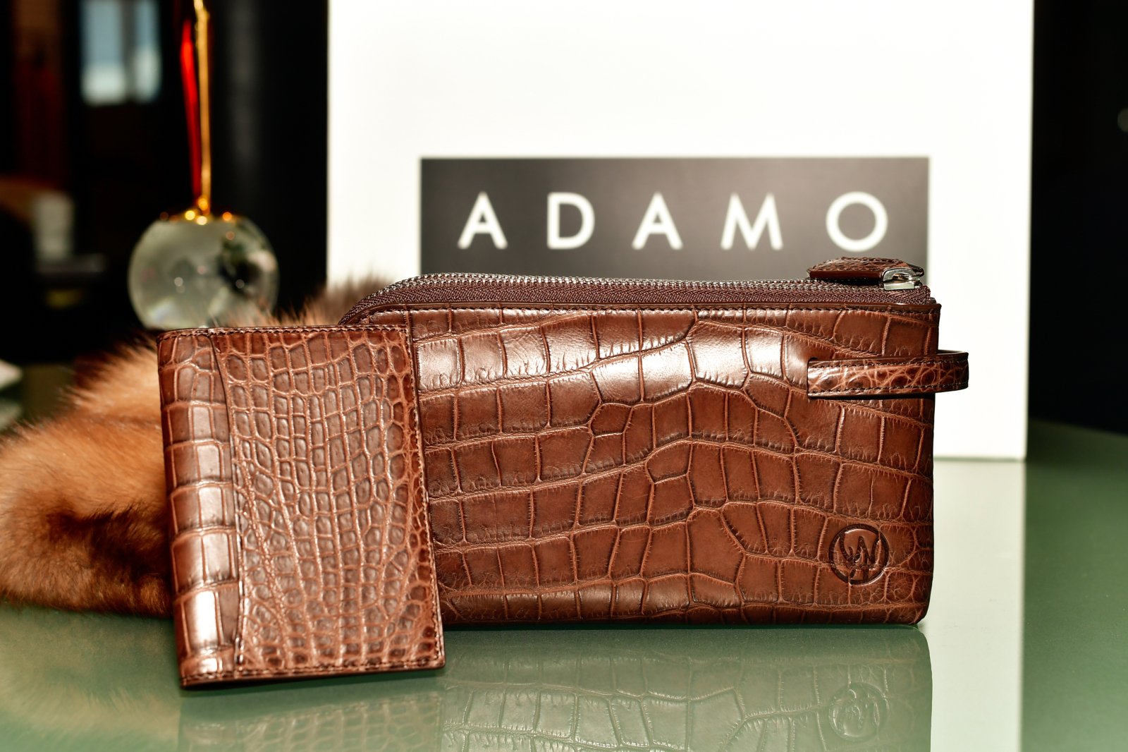 Python Leather Handbags & Purses - ADAMO