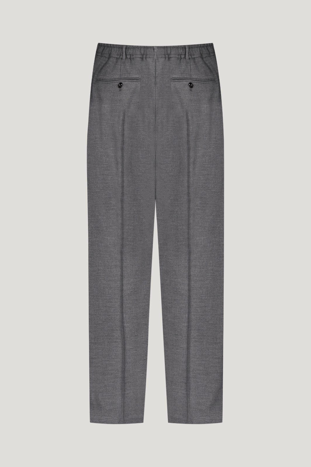 Grey Wool & Cashmere Trousers