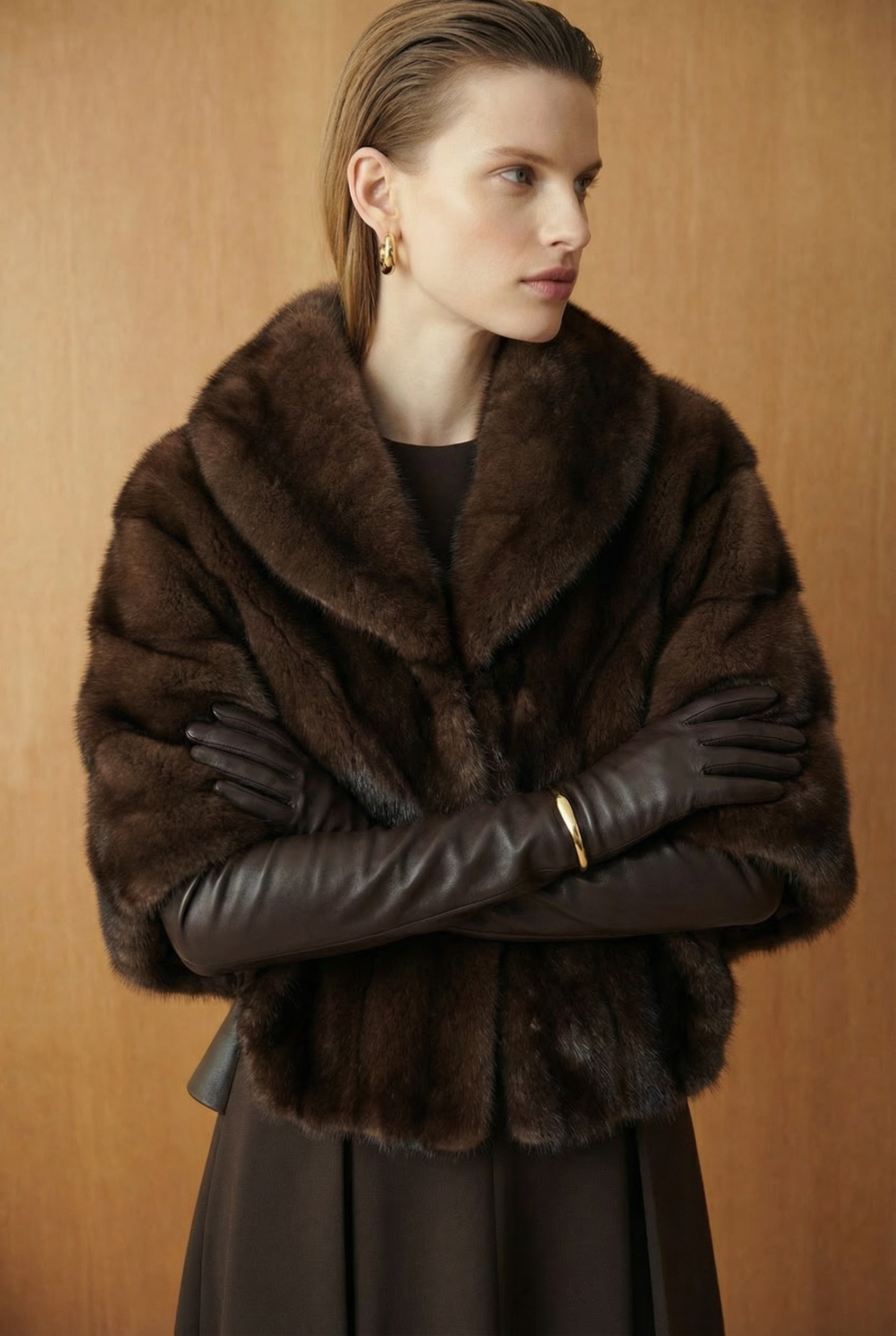Scanbrown Mink Shawl