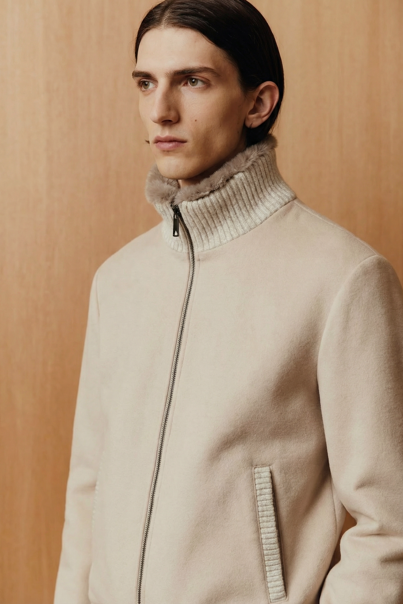 Lior Rex Fur–Lined Polywool Jacket