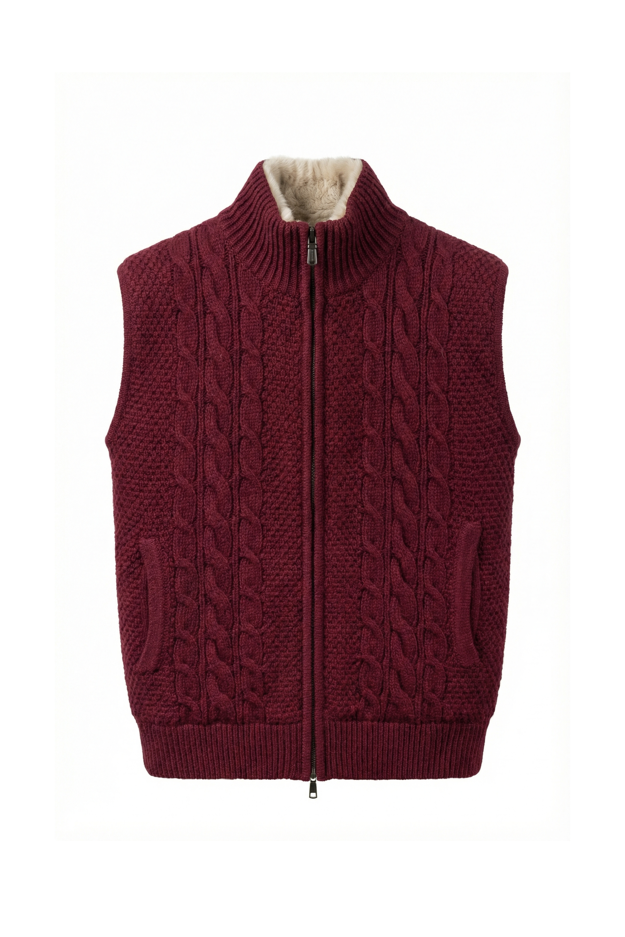 Heritage Knit Rex-Lined Vest