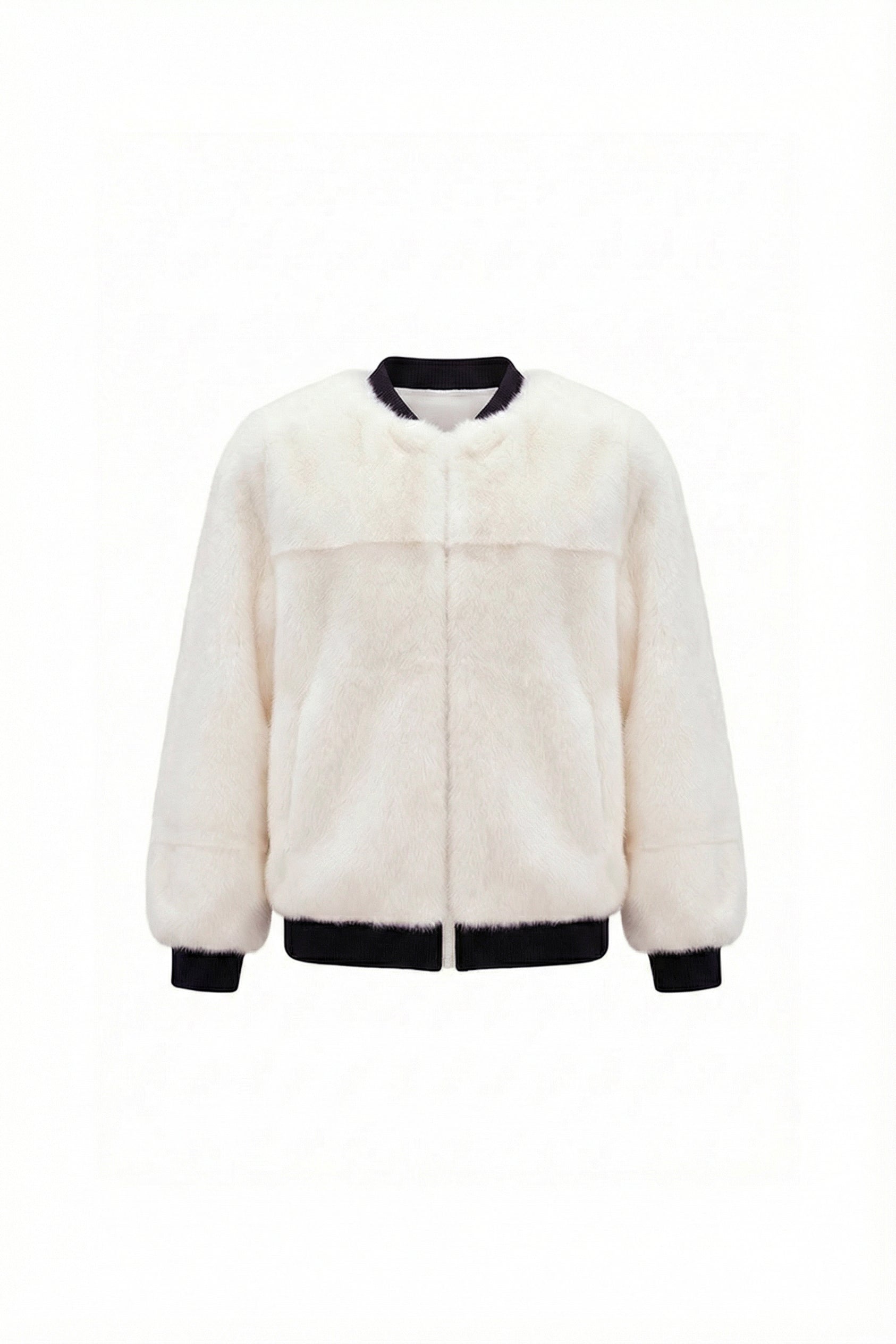 Snowheart Ivory Rex Fur Jacket