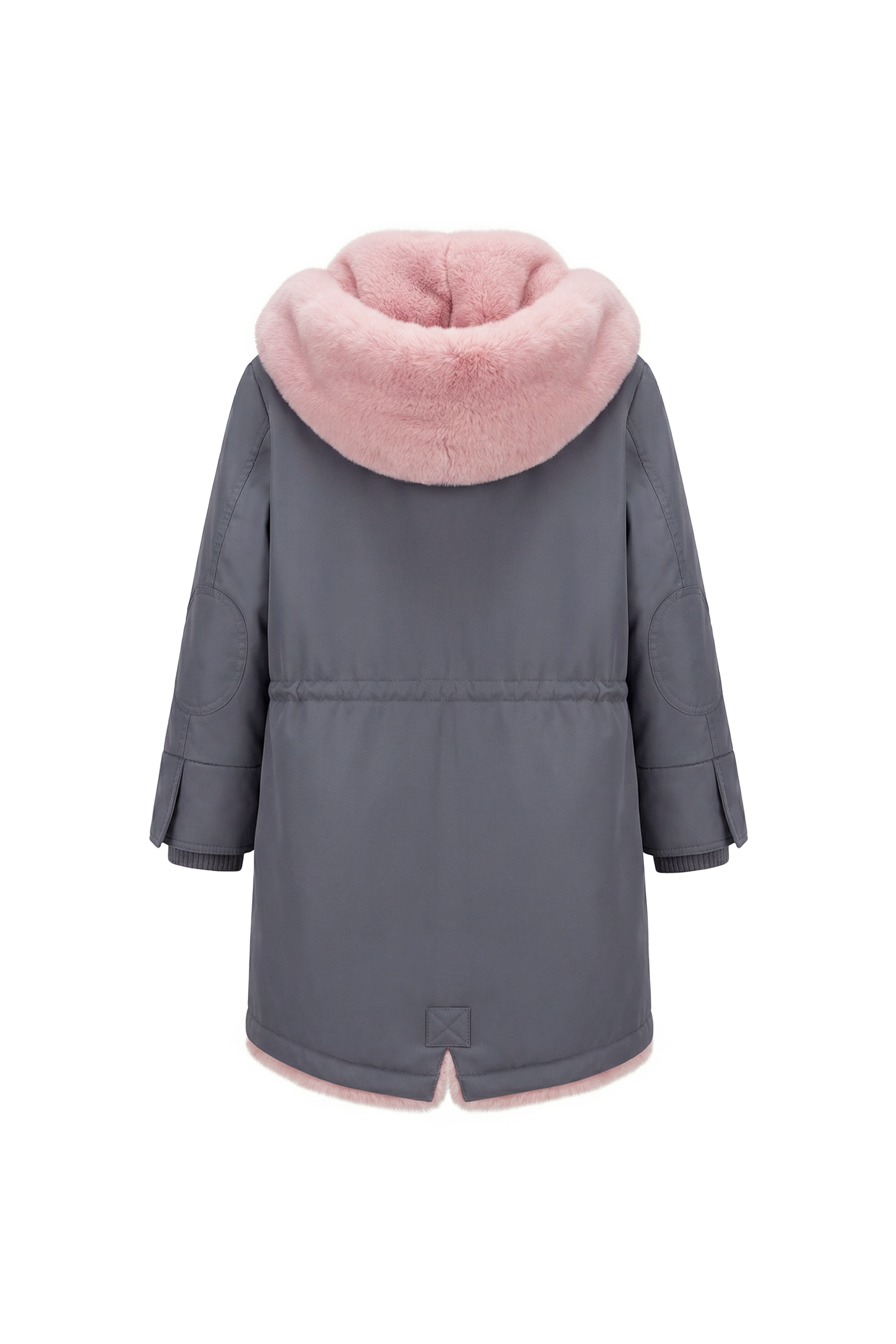 Slate Rose Hooded Technical Parka