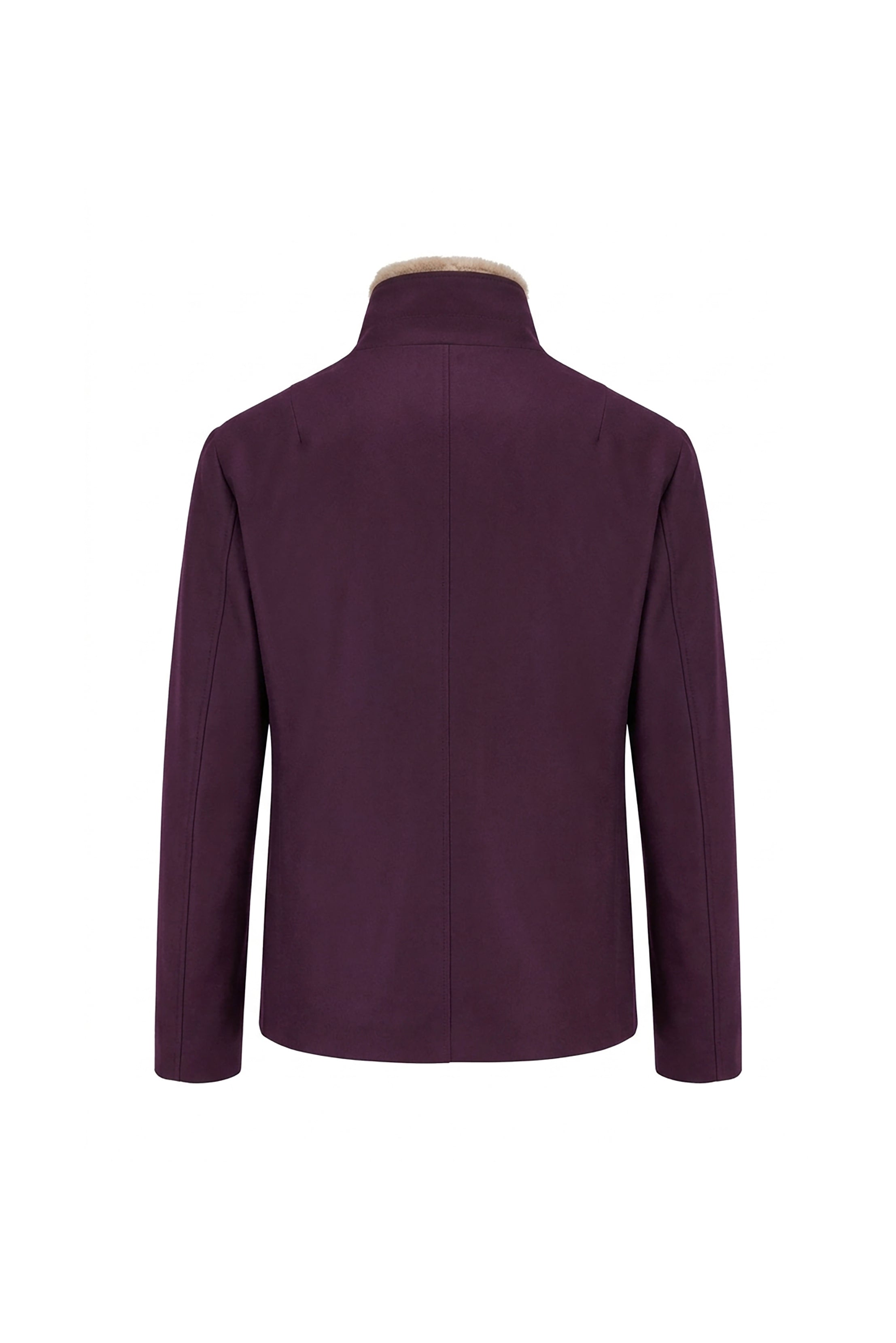 Valerio Wool Fur-Collar Jacket