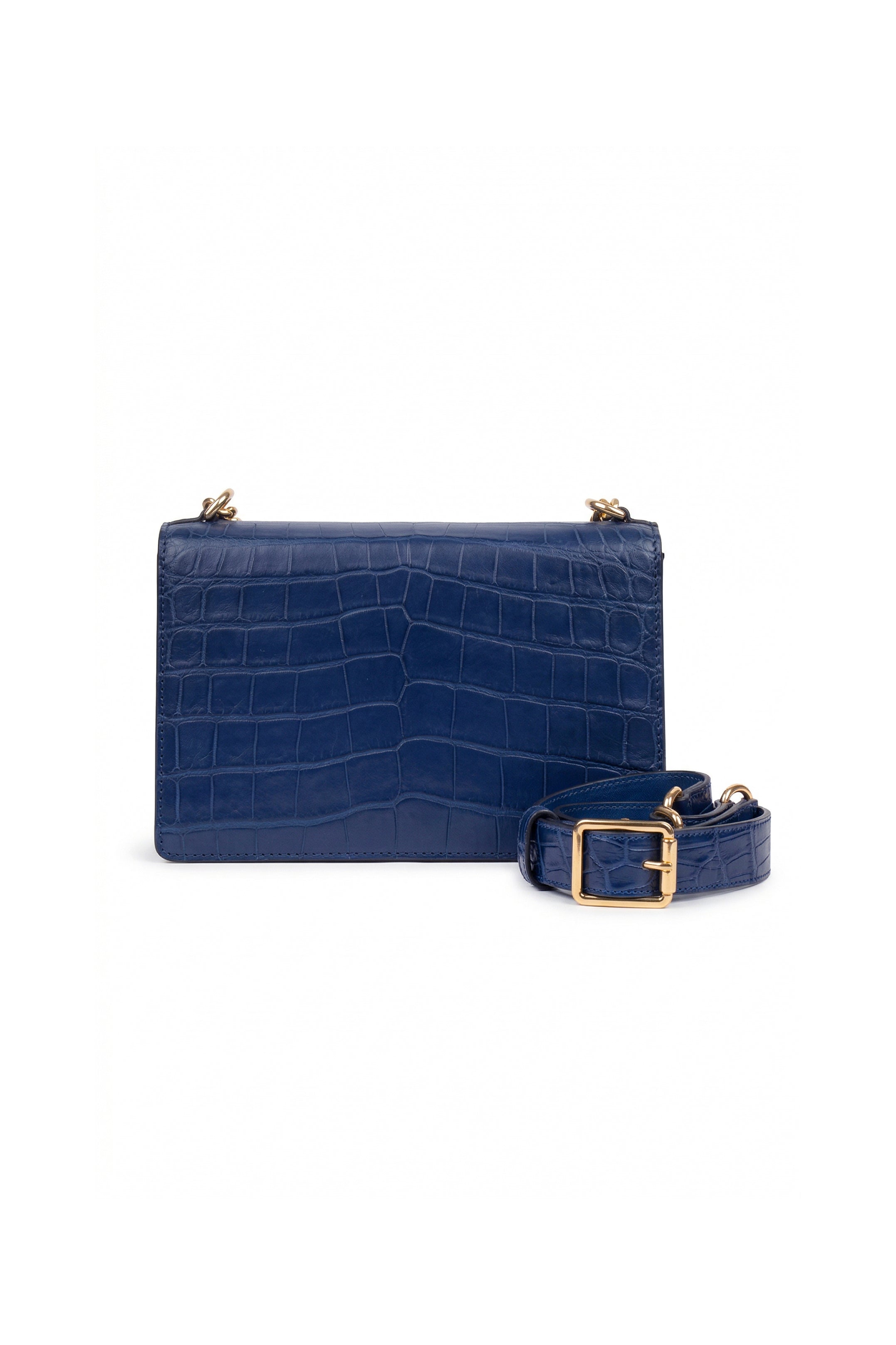 Velaro Crocodile Leather Chain Bag