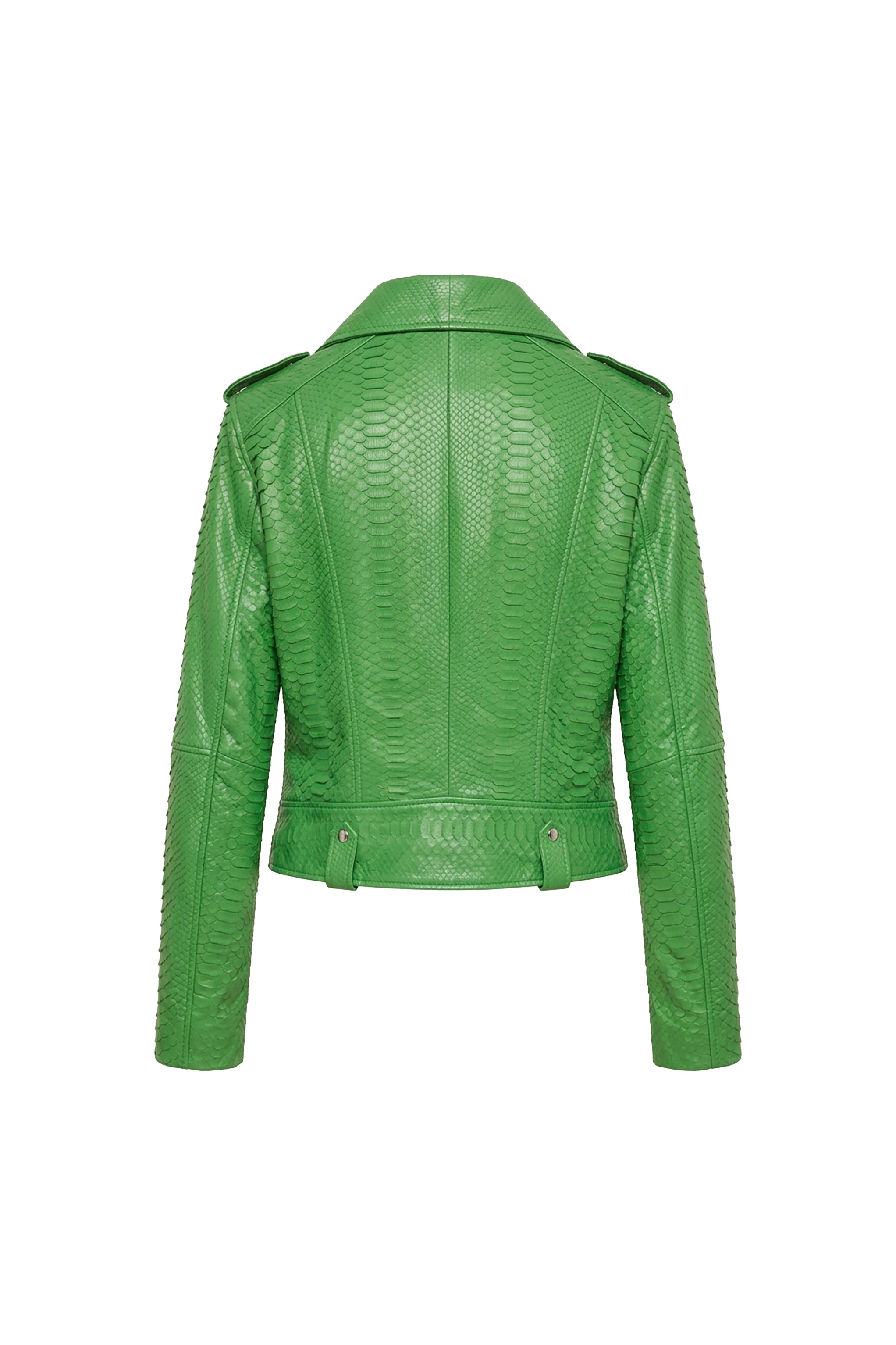 Elira Python Biker Jacket