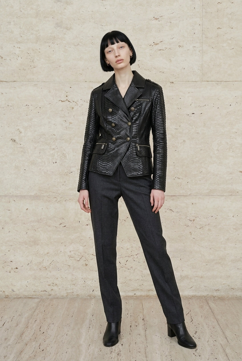 Noir Python Tailored Jacket