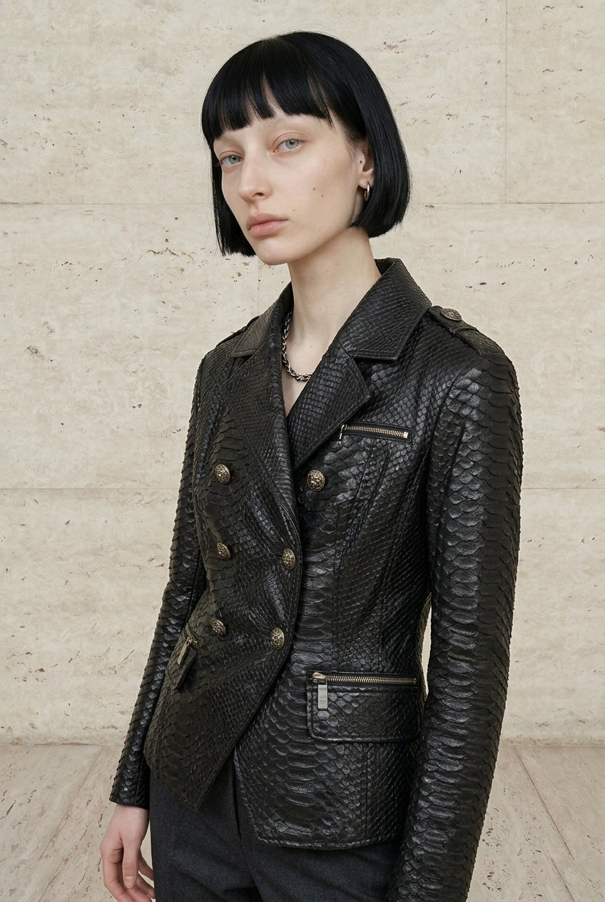 Noir Python Tailored Jacket
