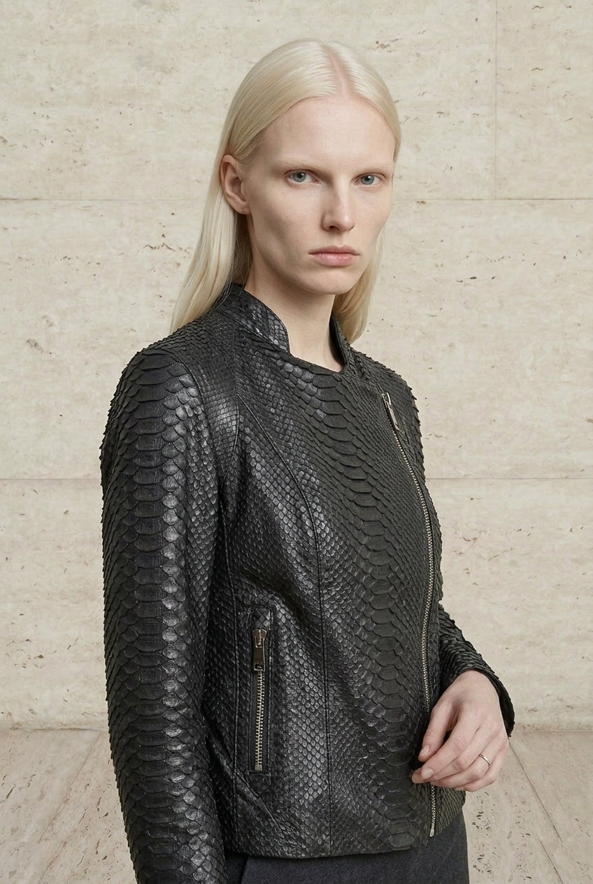 Noiré Python Zip Jacket