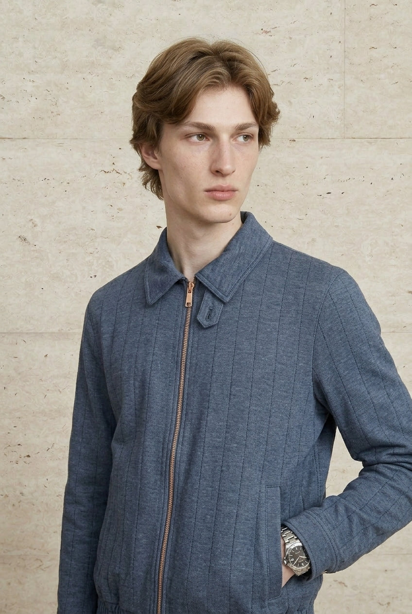 Arden Linen Blend Zip Jacket