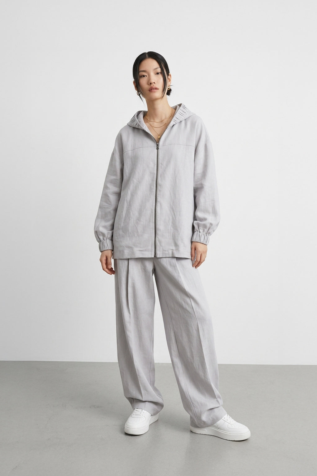 Luneria Relaxed Linen Trousers