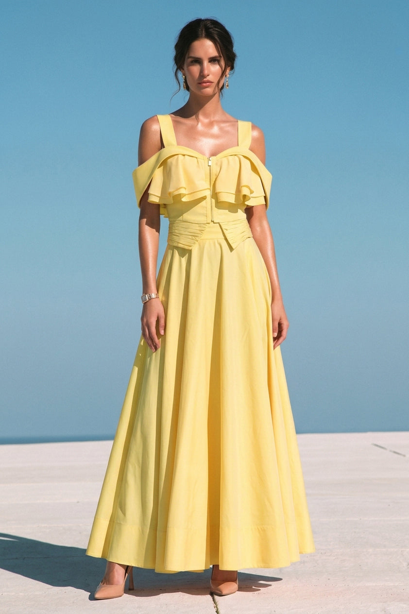 Solevara Full Midi Skirt