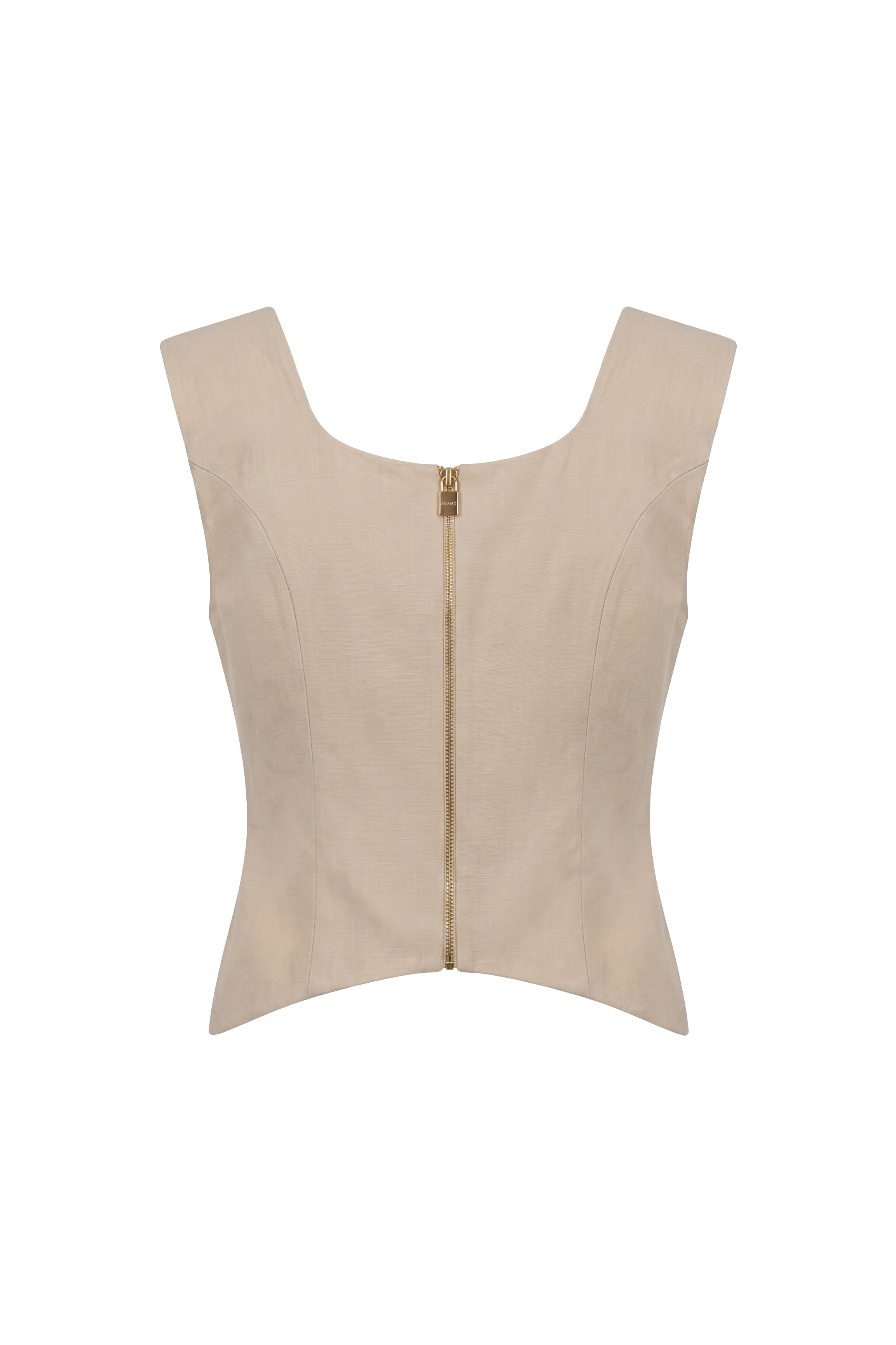 Elysée Lumière Linen Corset Top