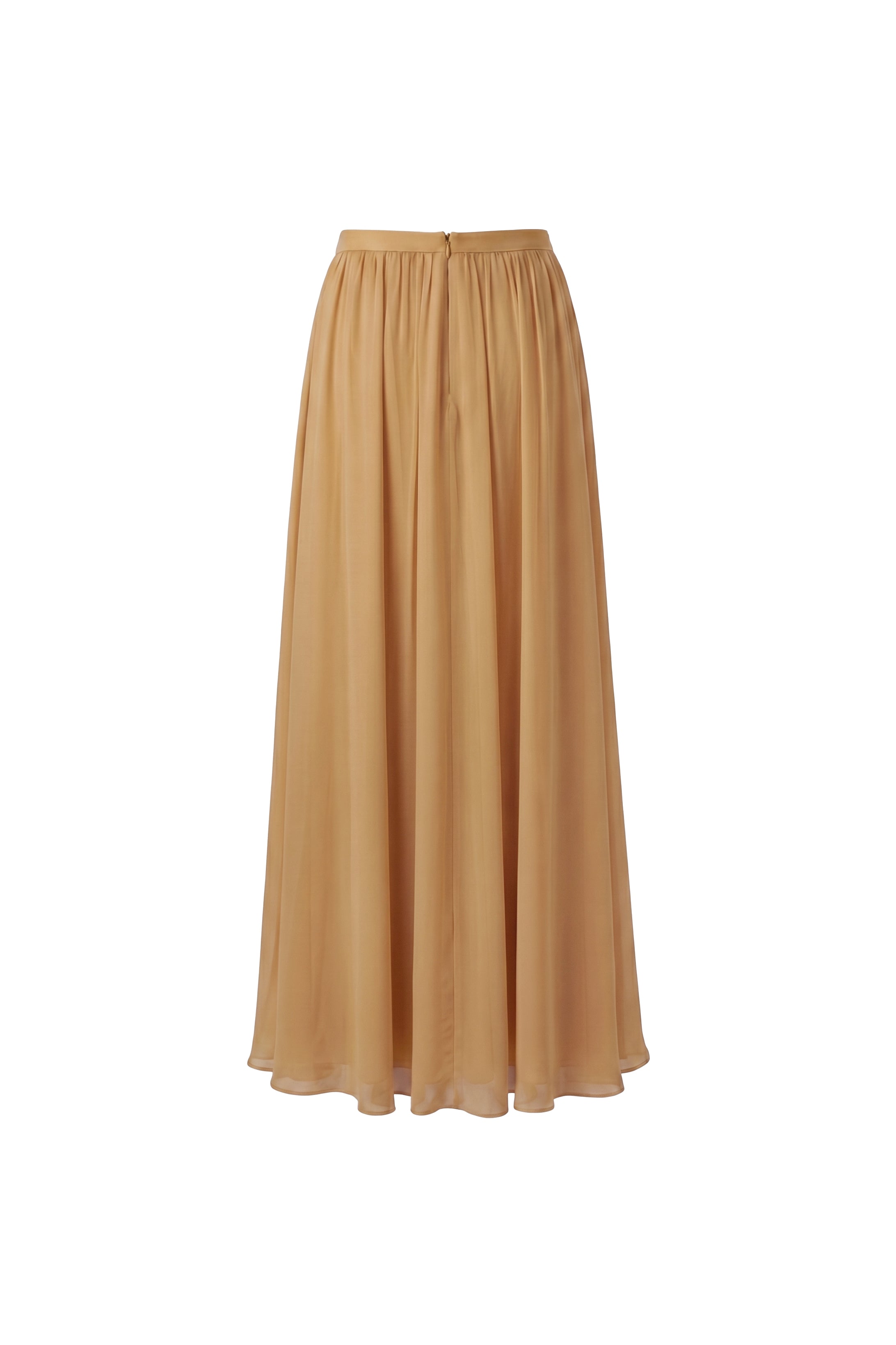 Soléane Veil Chiffon Maxi Skirt