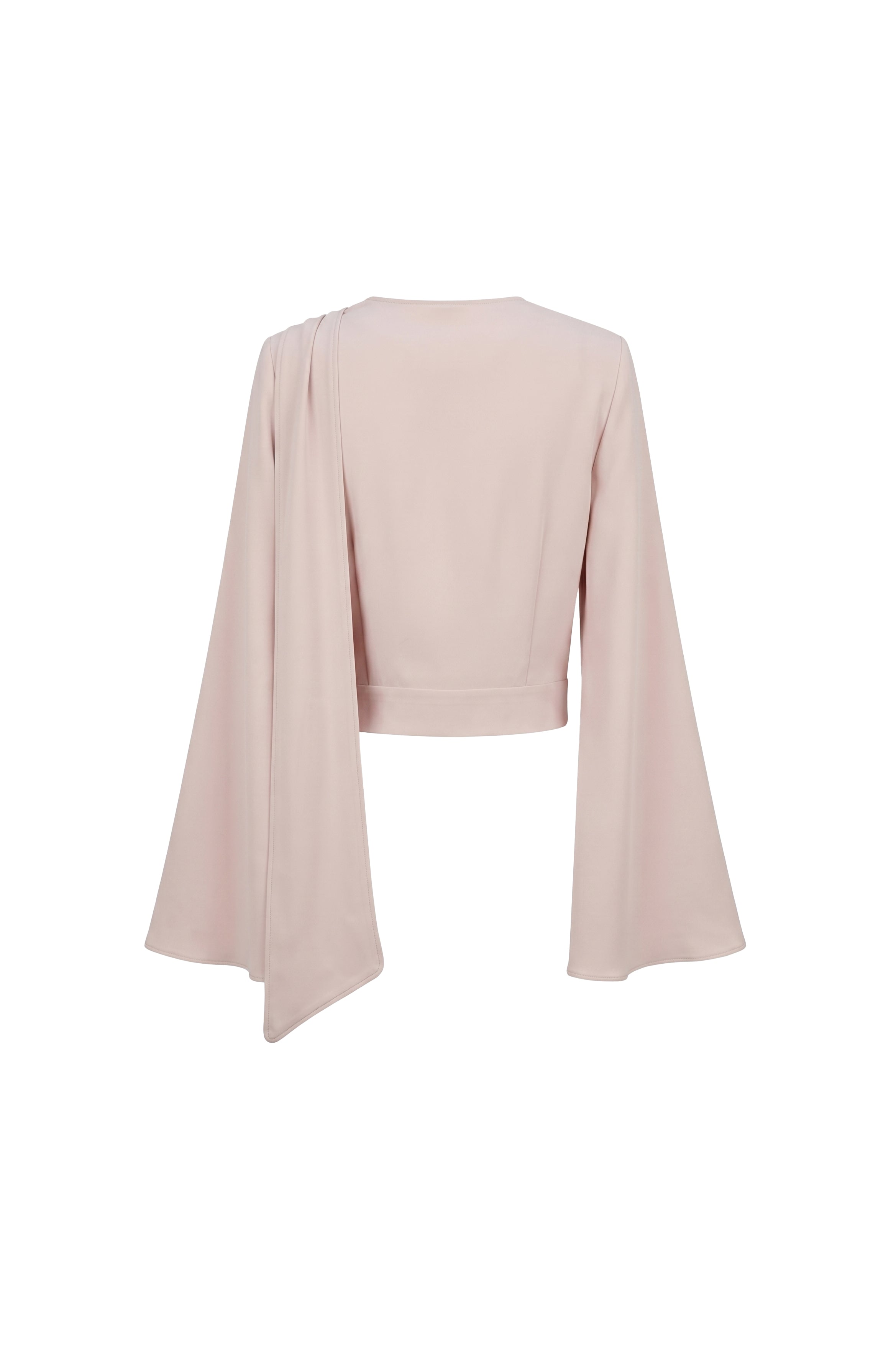 Lunéa Draped Crepe Blouse