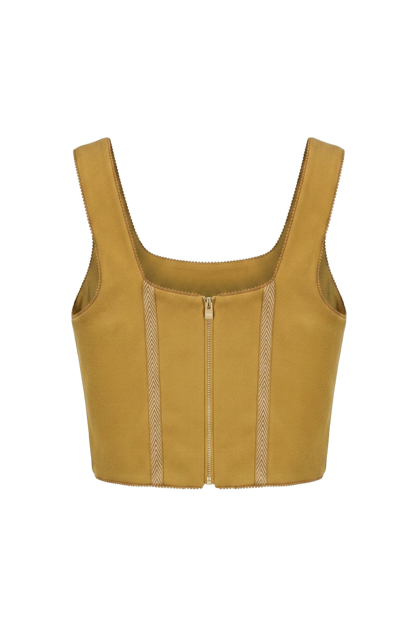 Solea Embroidered Corset Top
