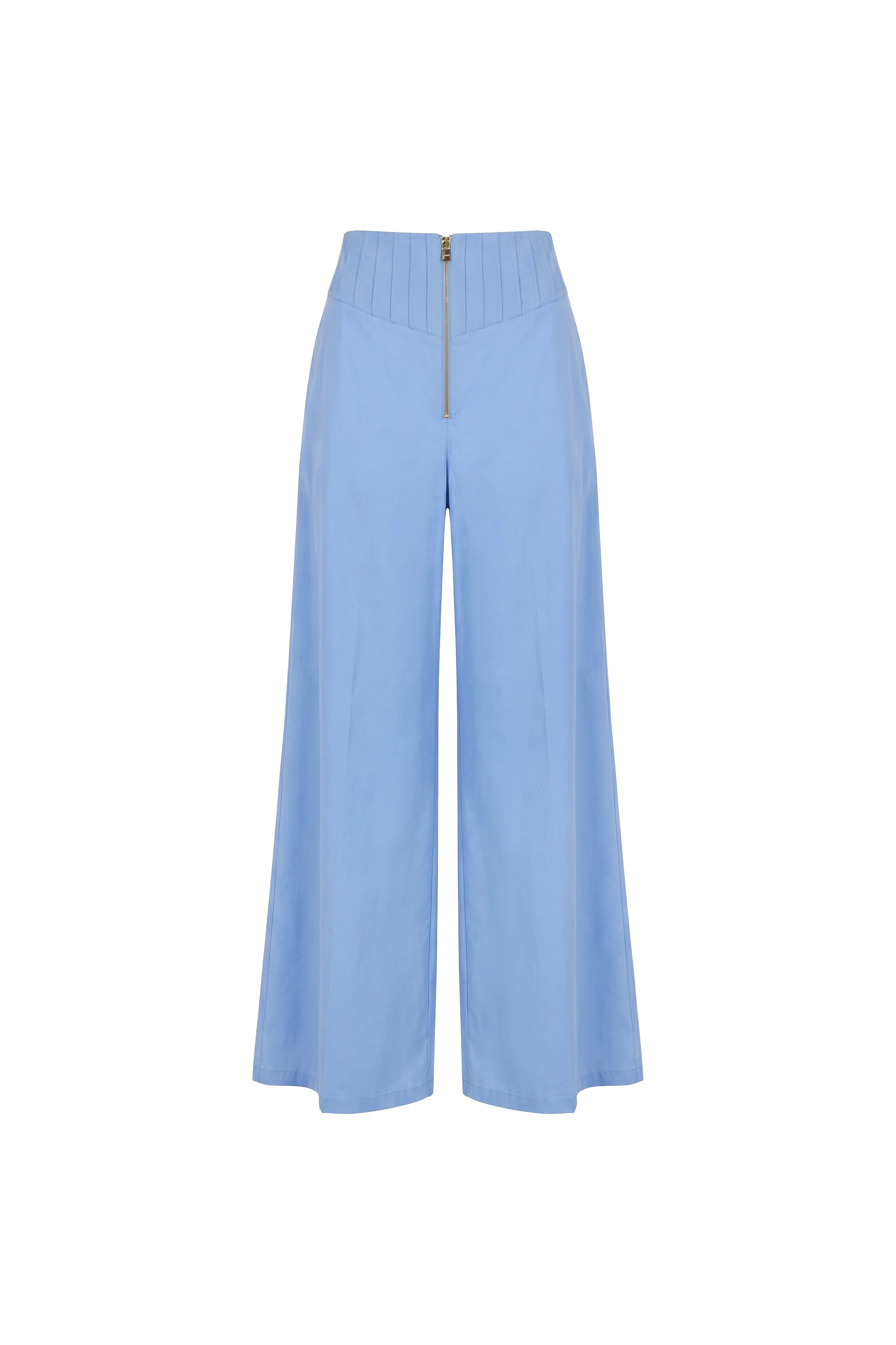 Azzurra Petalo Wide-Leg Trousers