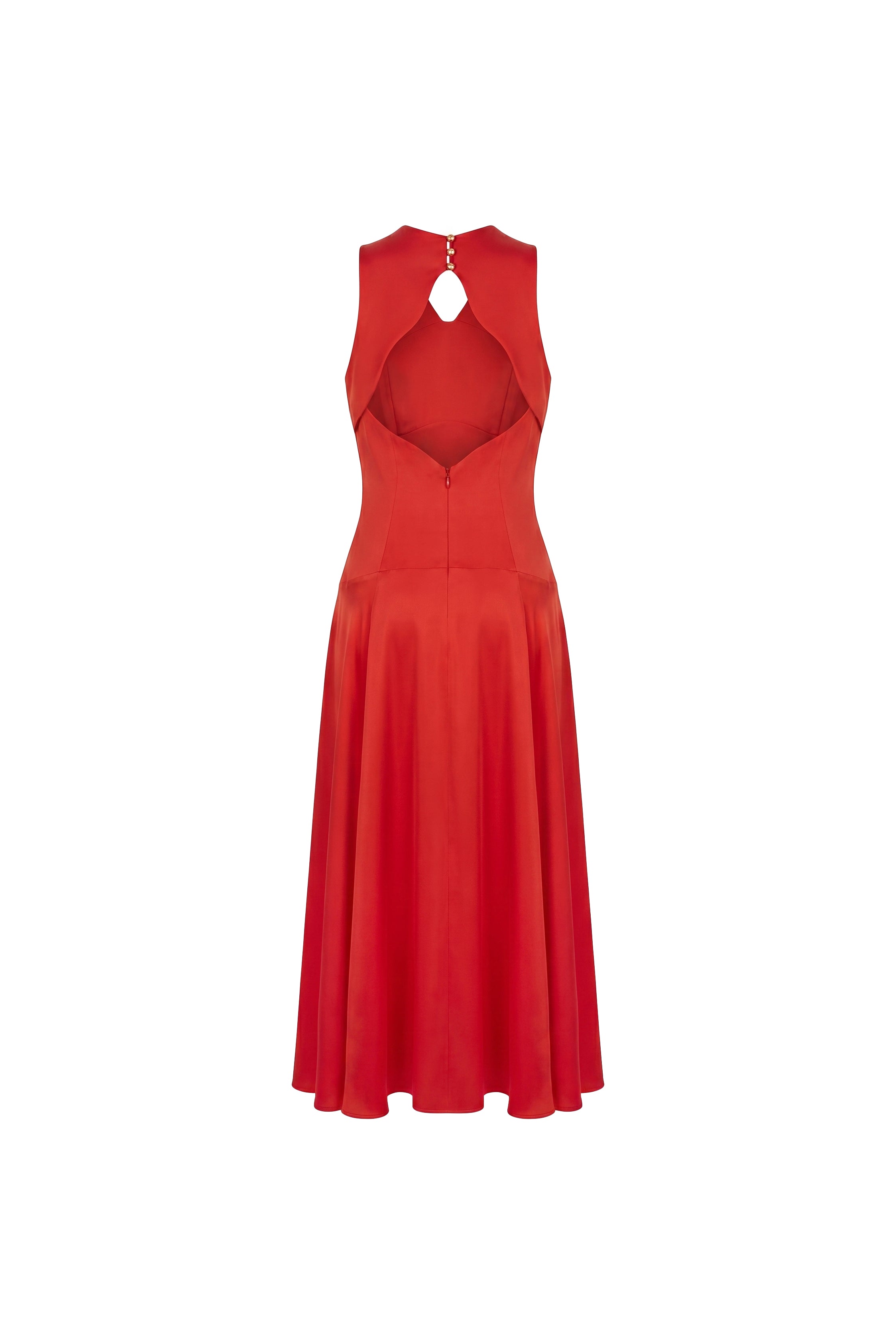 Rossera Sculpted Satin Dress