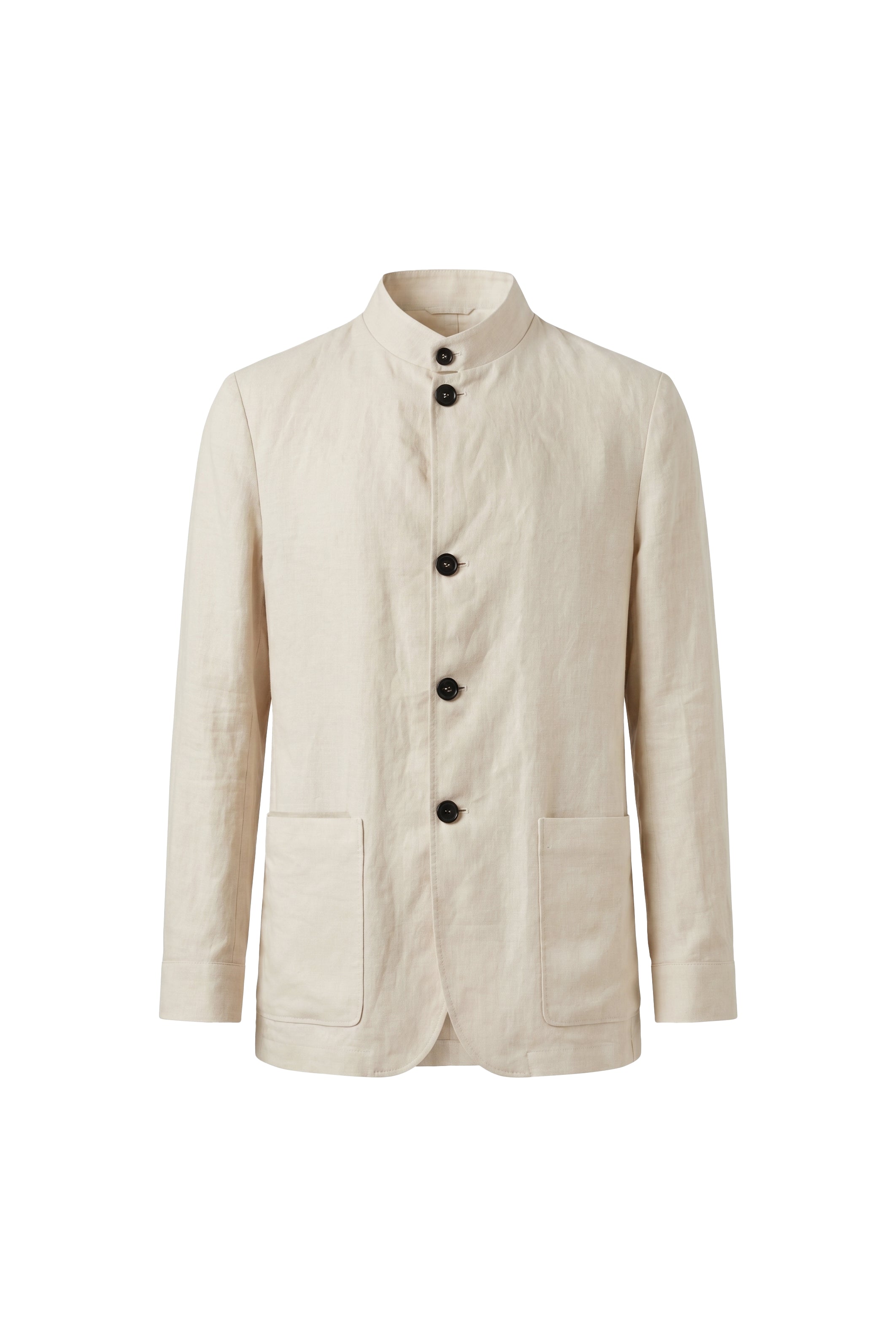 Sahara Linen Mandarin Jacket