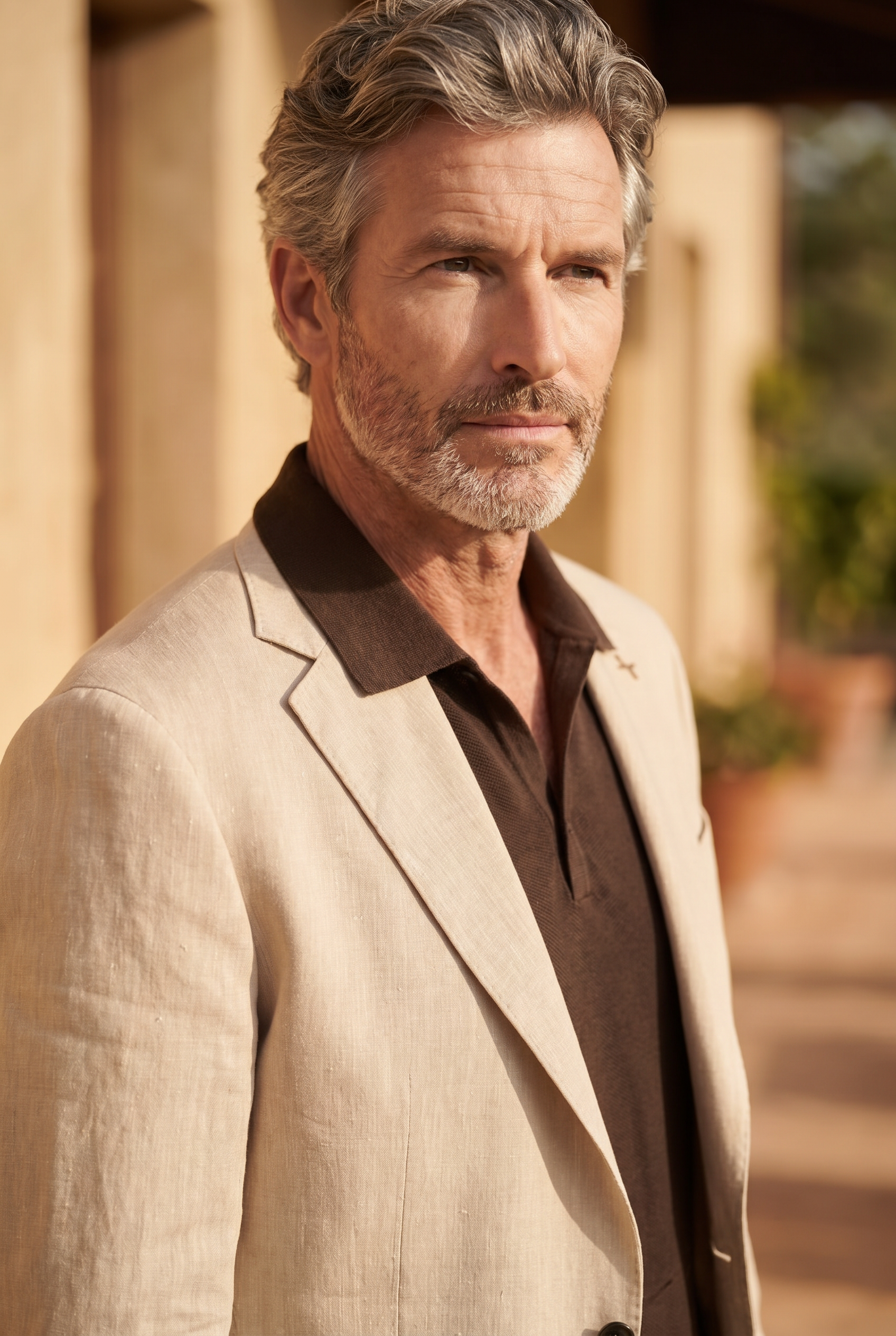 Riviera Sabbia Linen Blazer