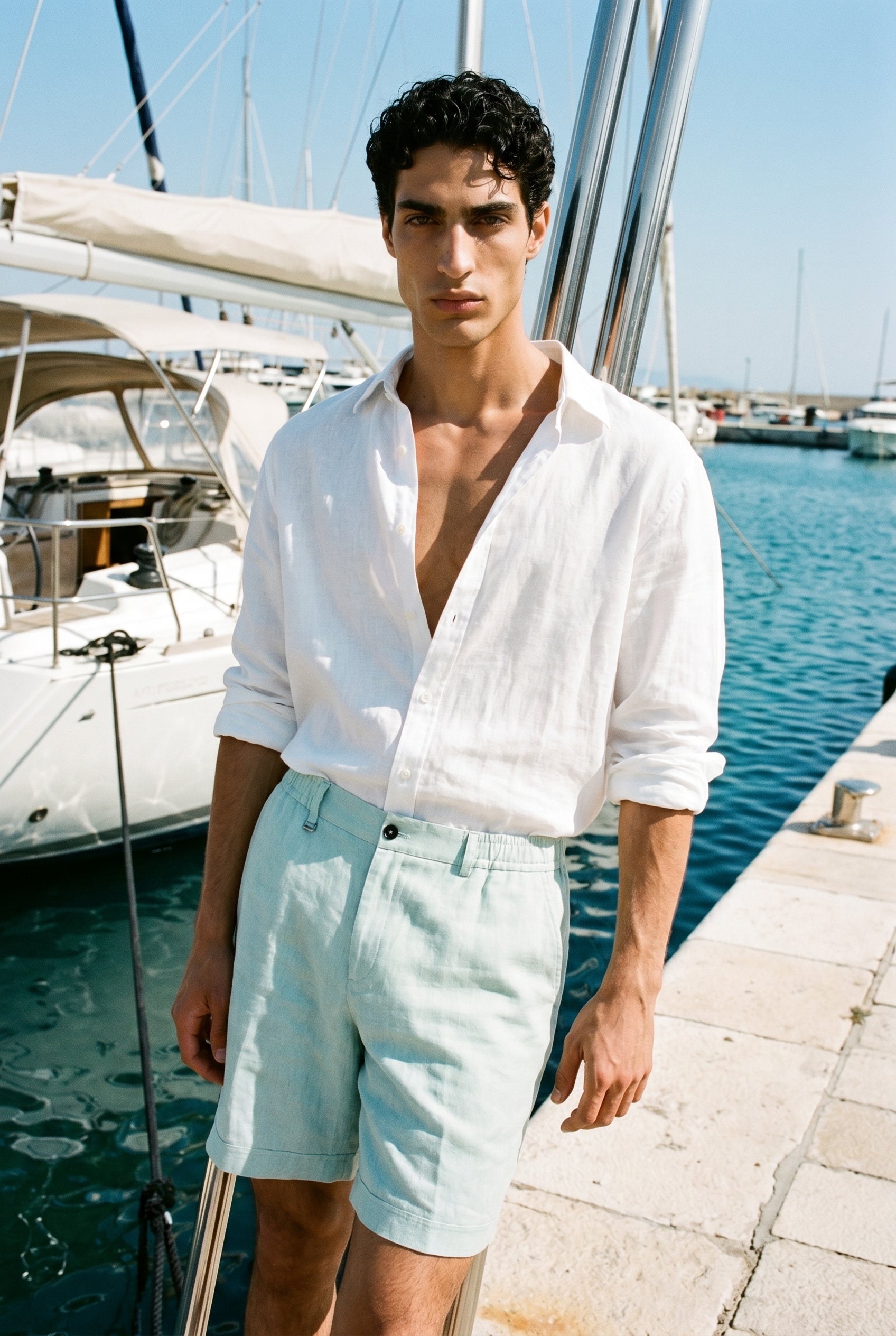 Salerno Mare Linen Shorts