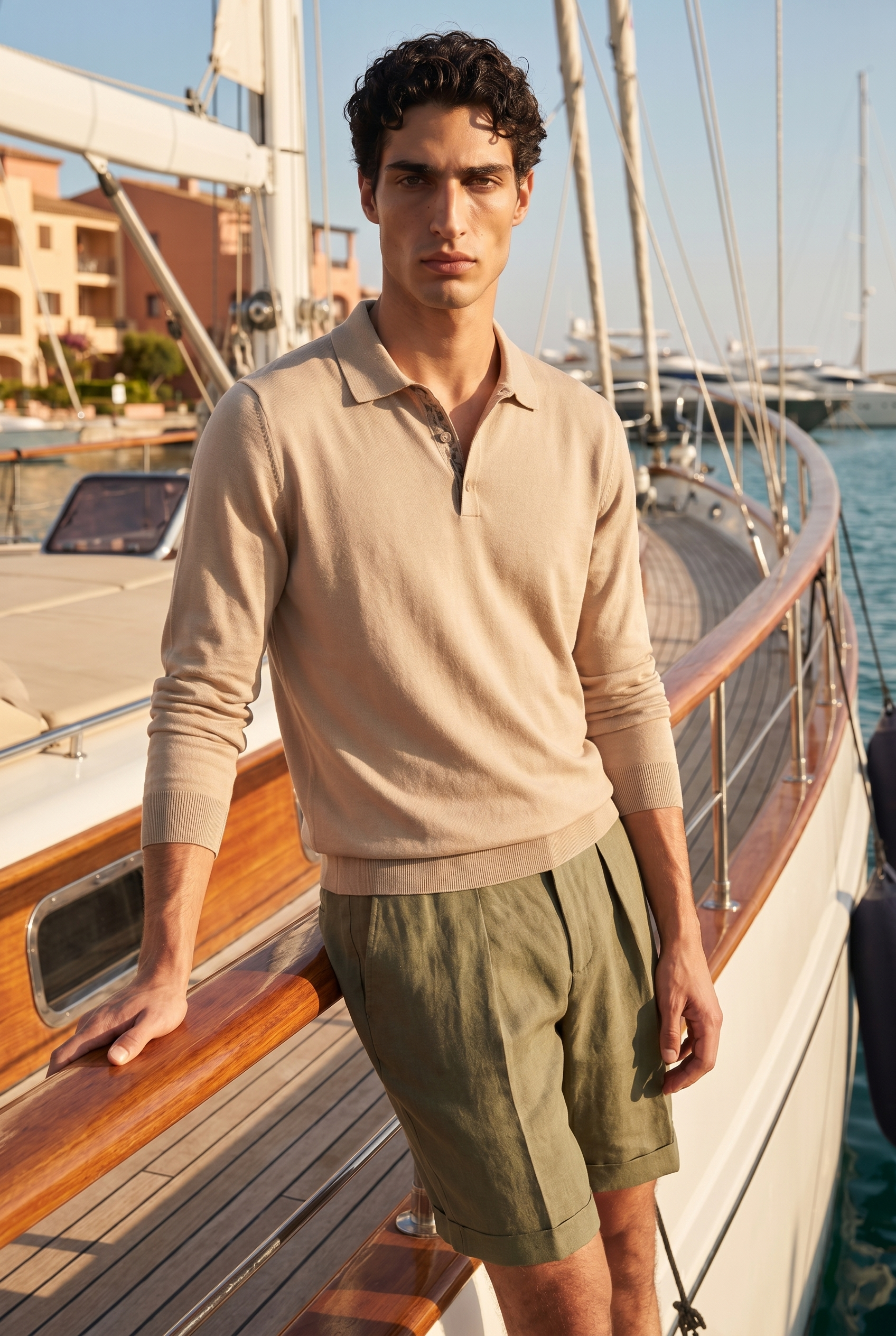Salvatore Oliva Linen Shorts