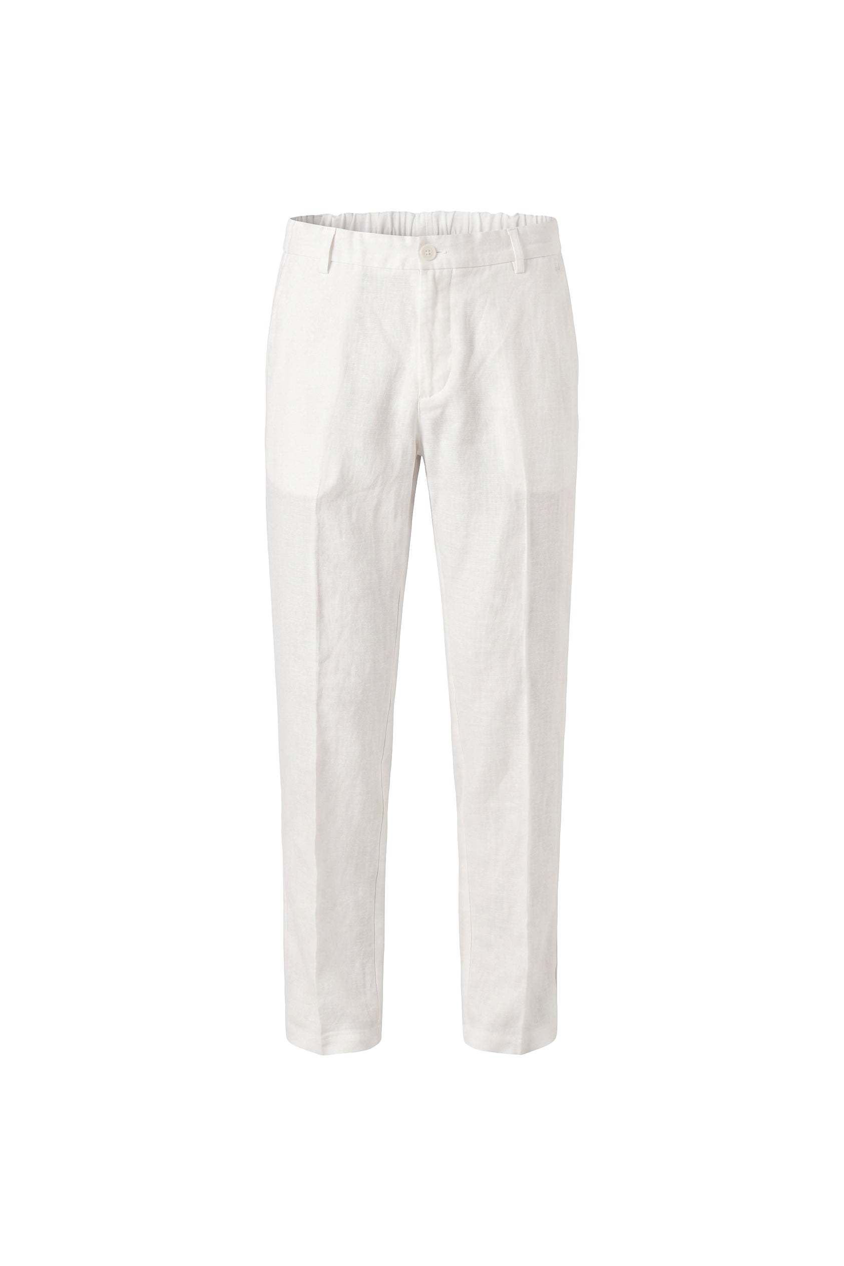 Valerio Avorio Linen Trousers
