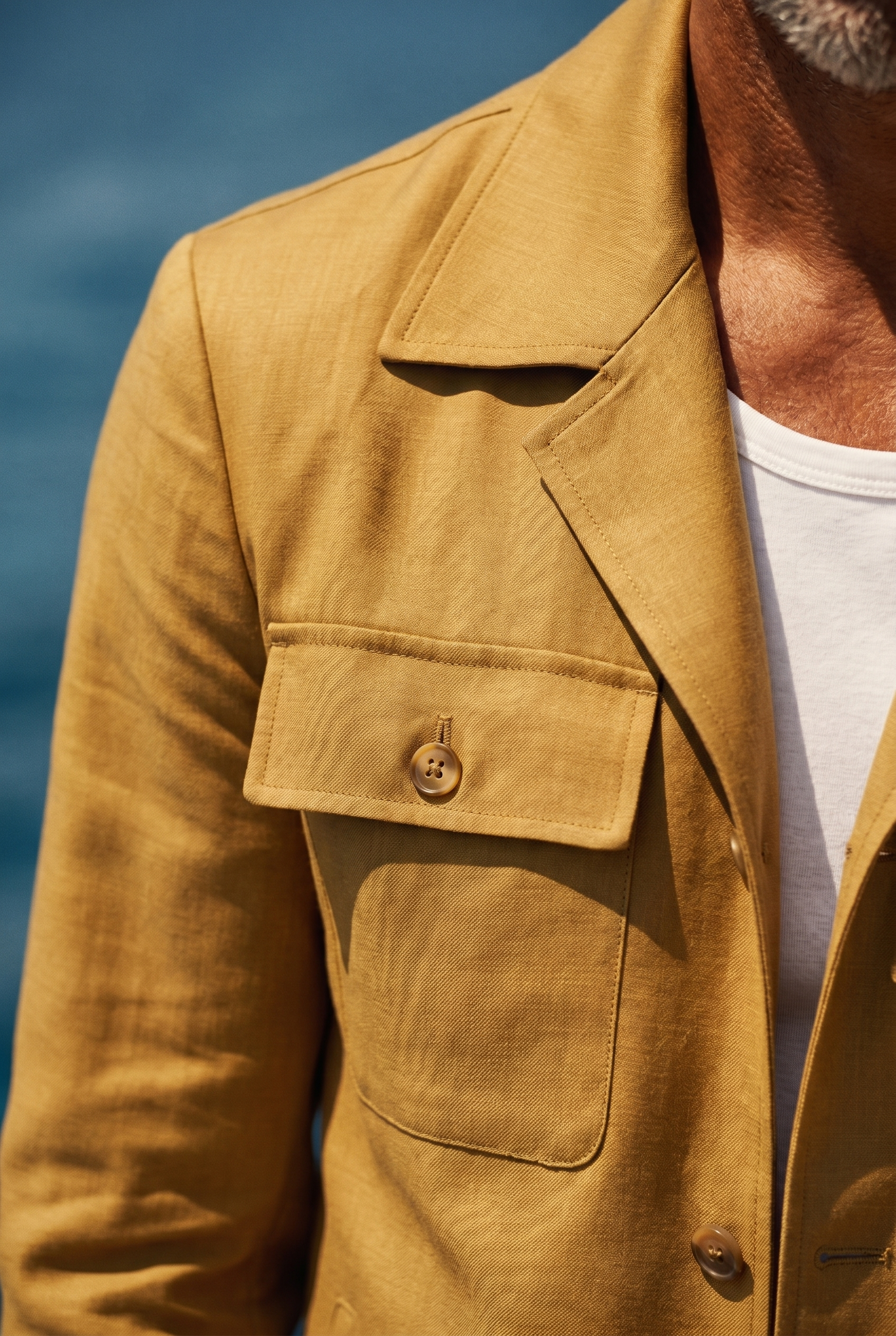 Camel Safari Overshirt Jacket
