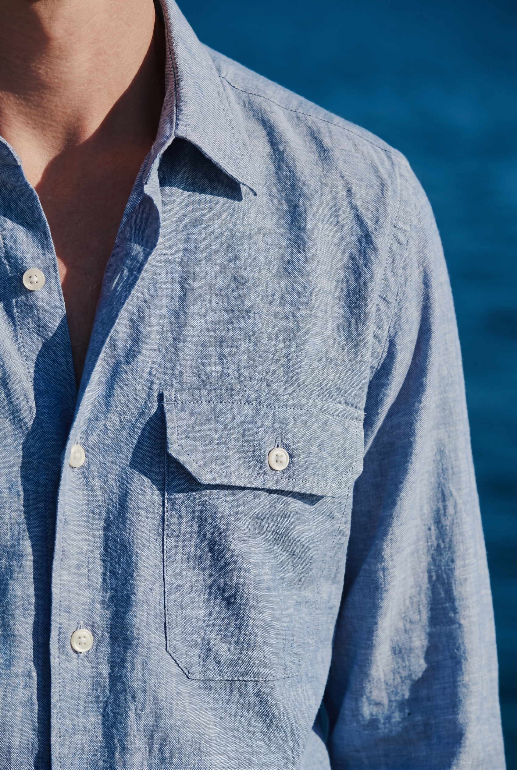 Porto Sky Blue Utility Shirt