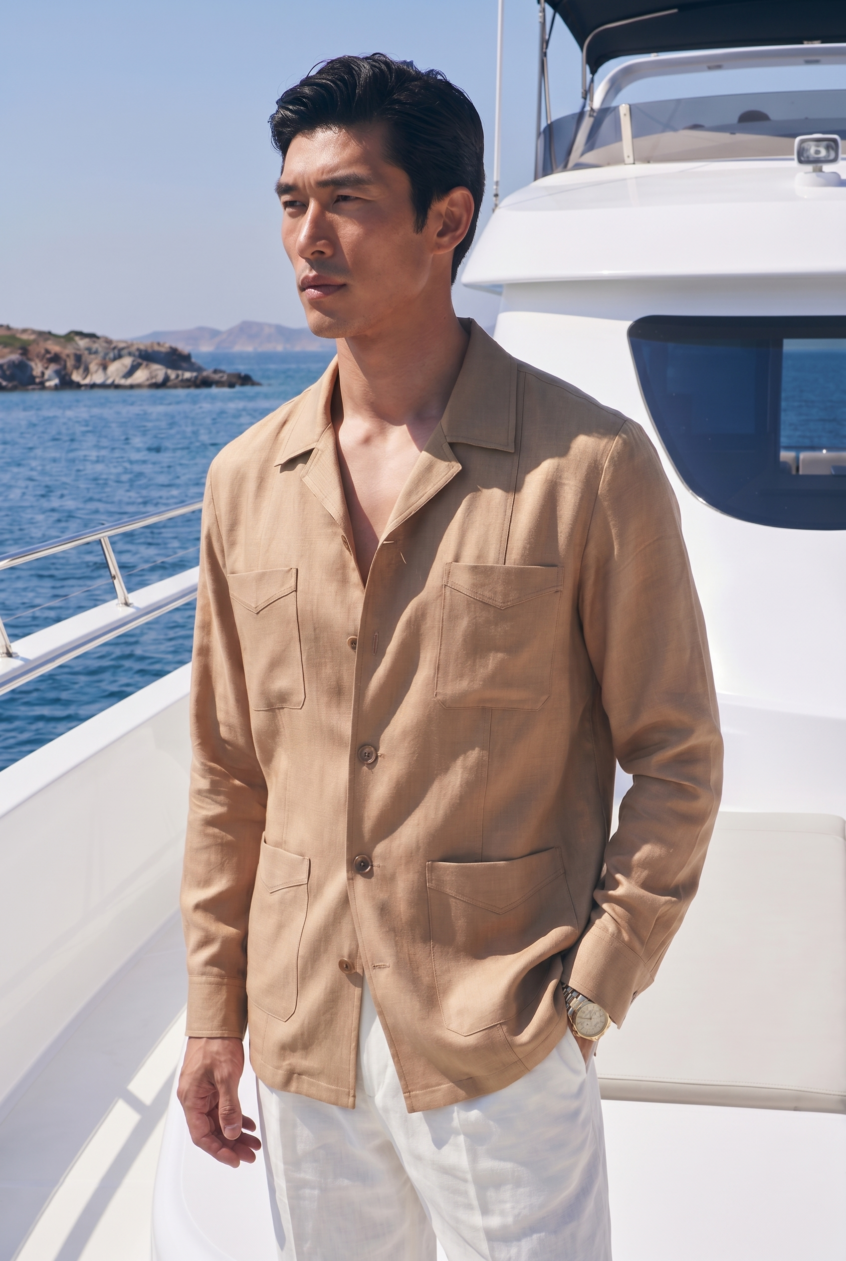 Sahara Atelier Utility Overshirt