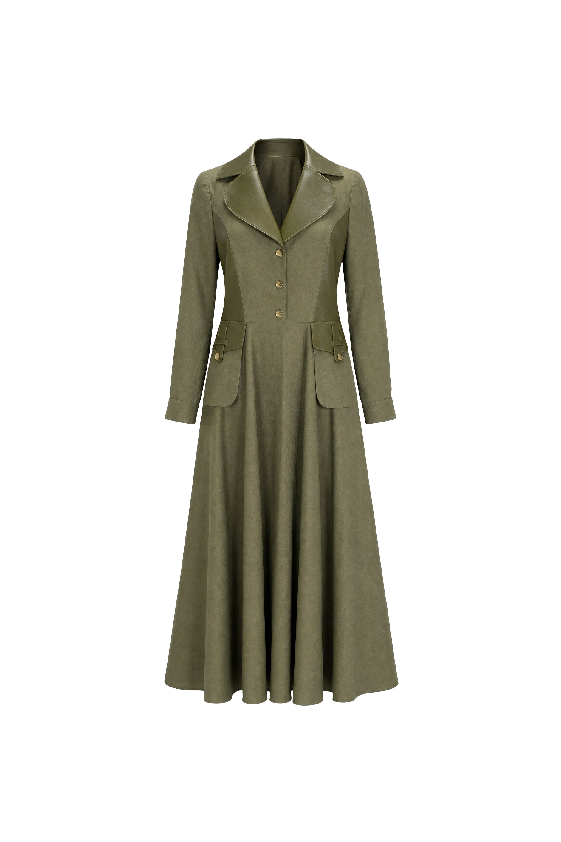 Valeria Linen Coat Dress