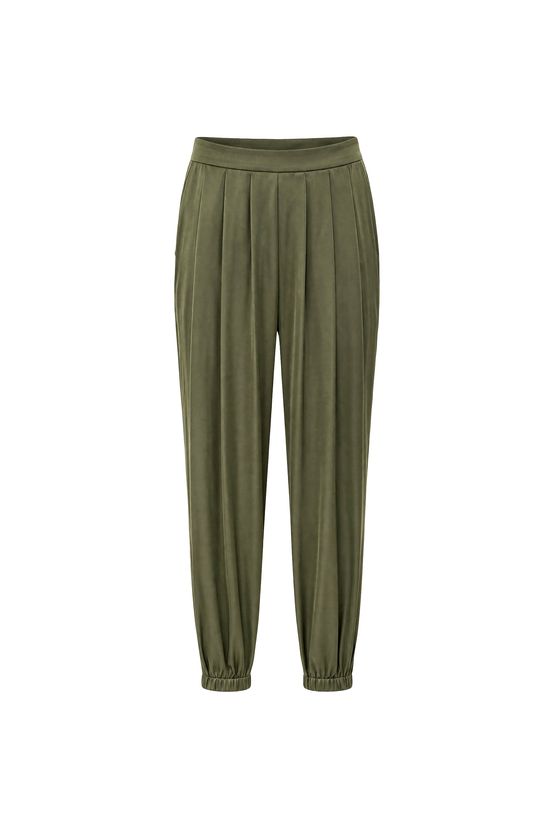 Aria Satin Tapered Trousers