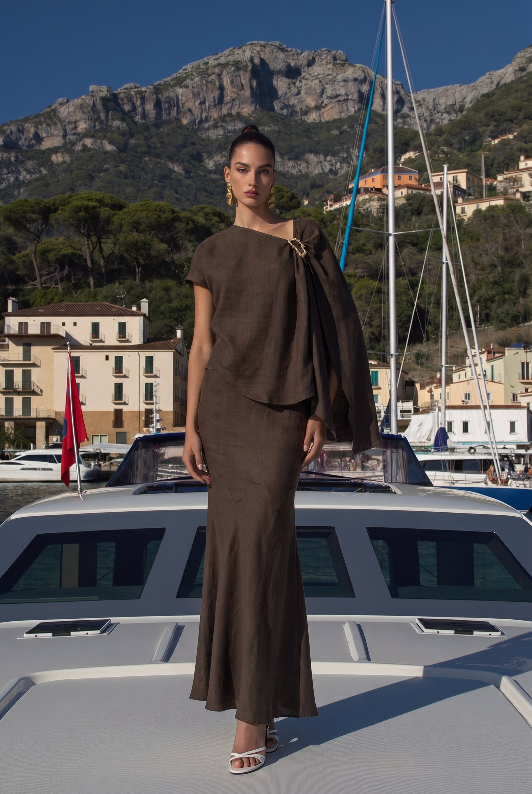 Siena Flared Maxi Skirt