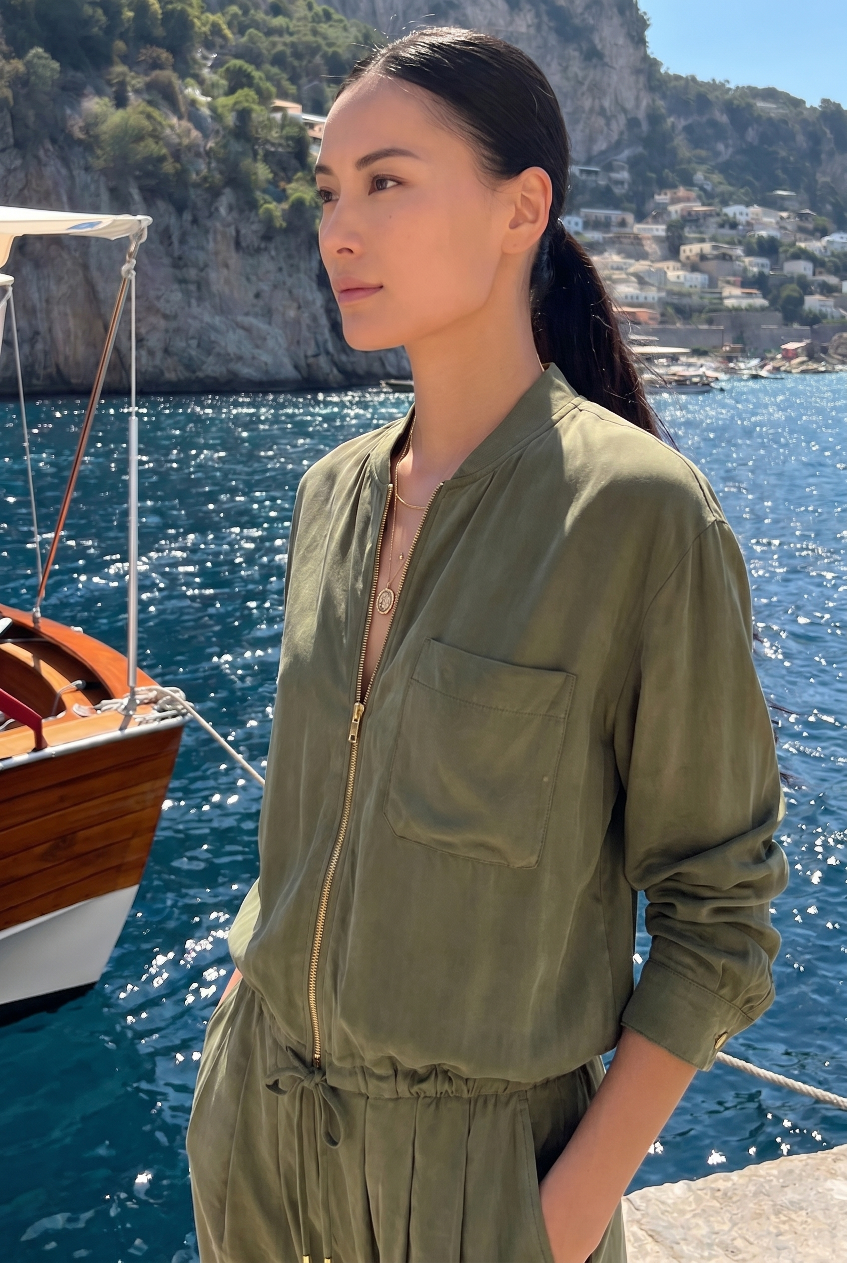 Aria Satin Jacket
