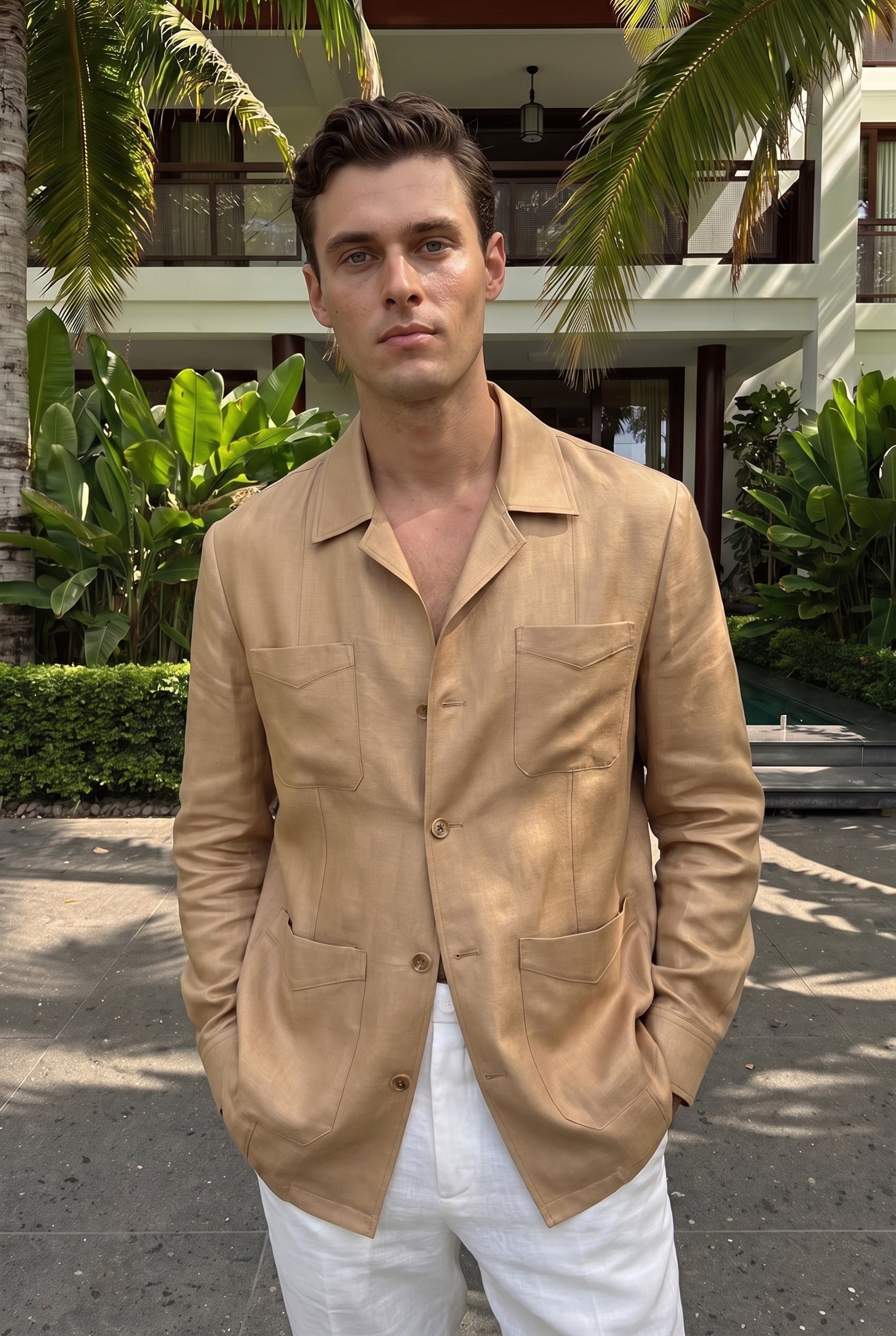 Sahara Atelier Utility Overshirt