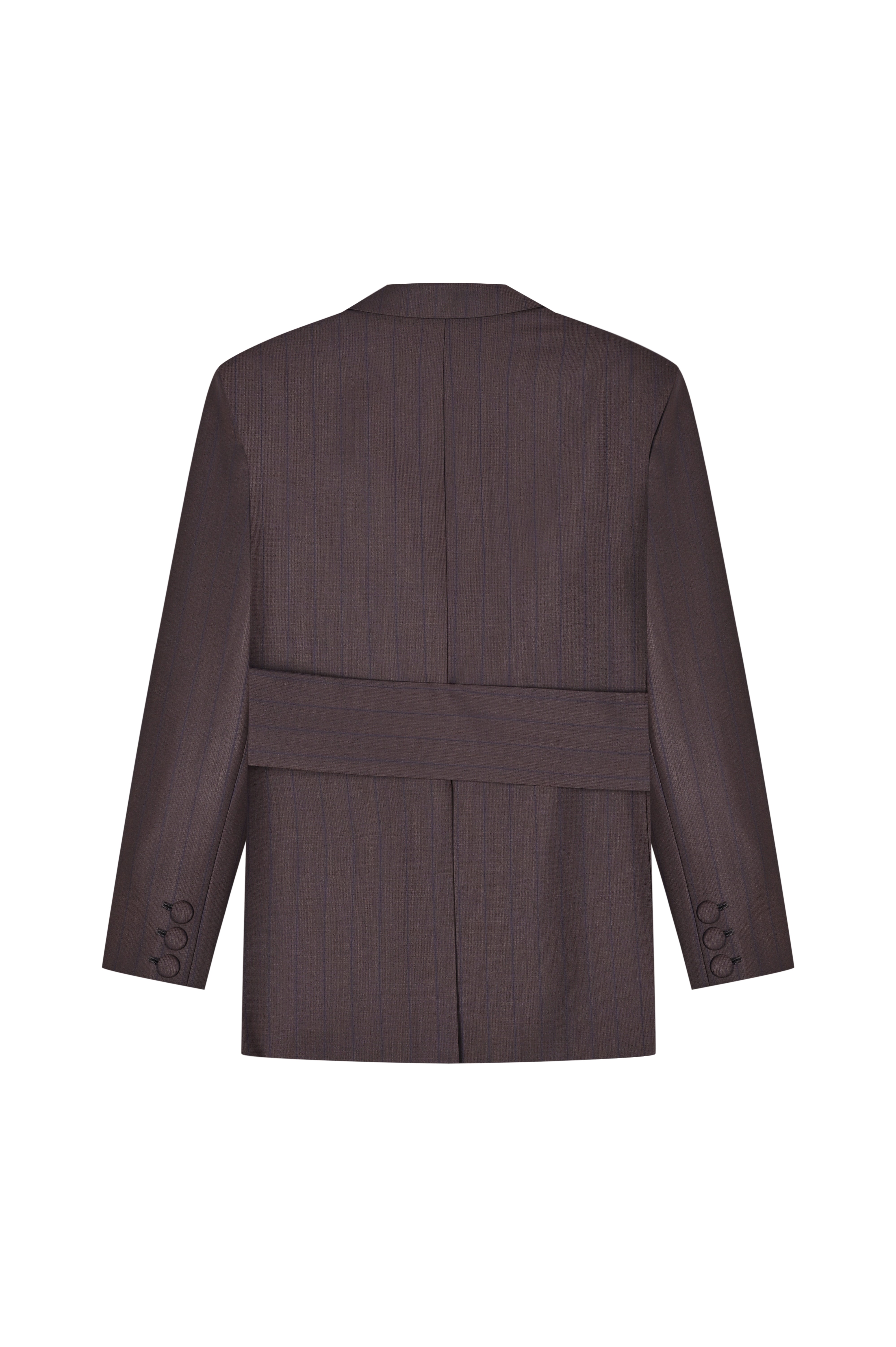 Eclipse Striped Brown Blazer