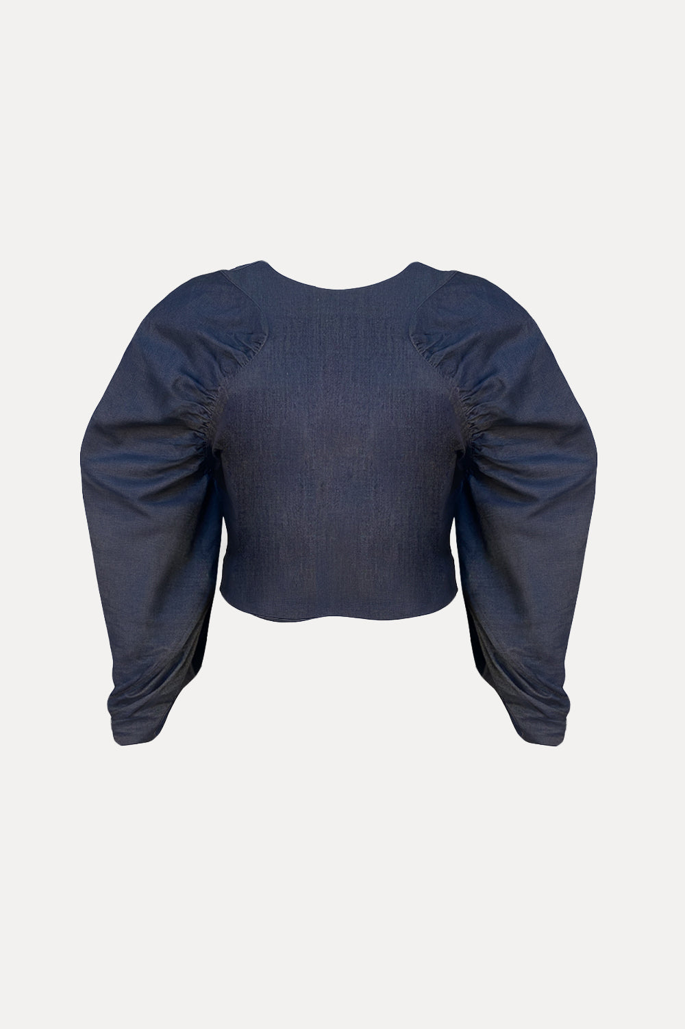 Indigo Sculpt Denim Top