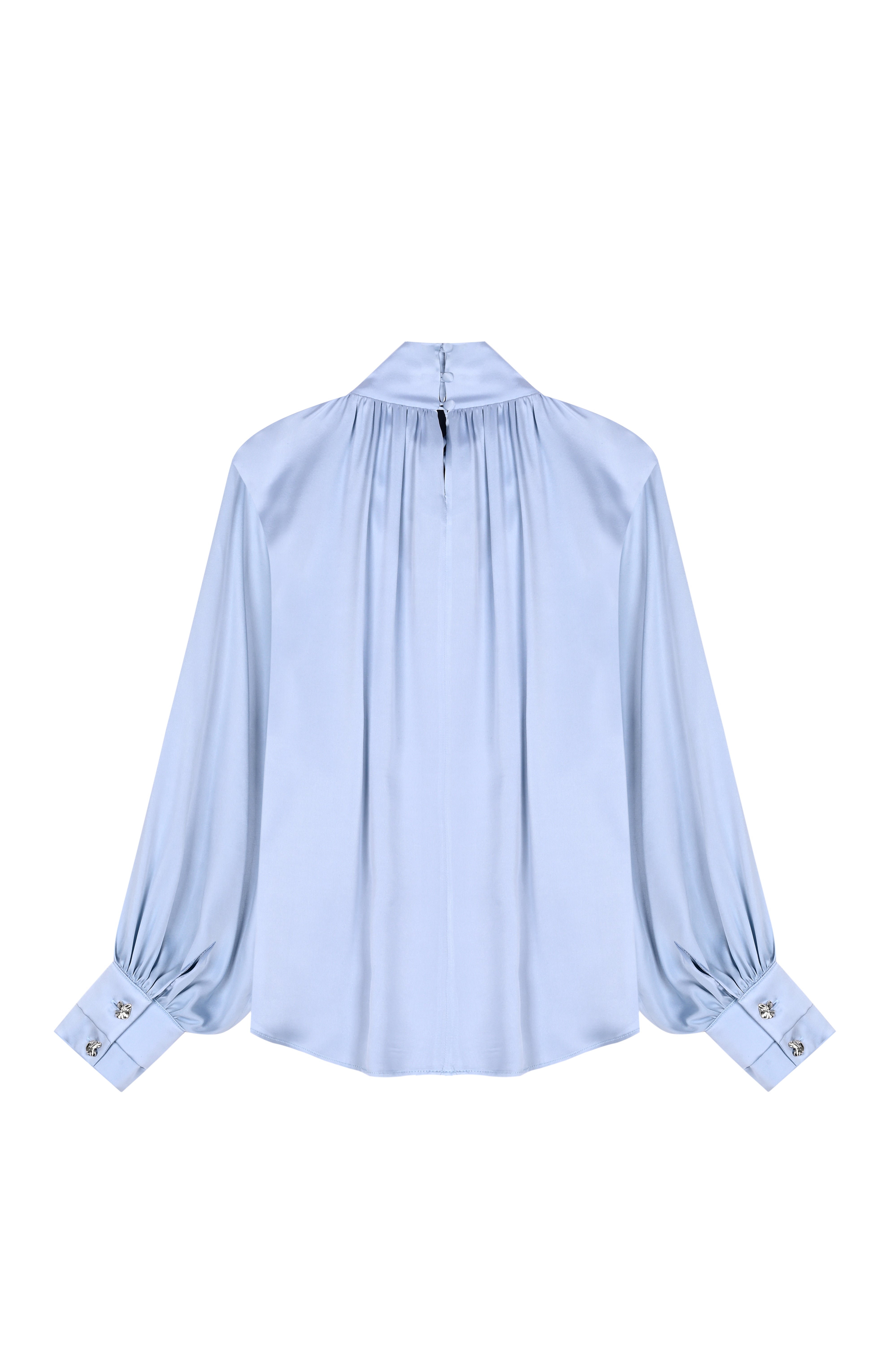 Celestine Satin Bow Blouse