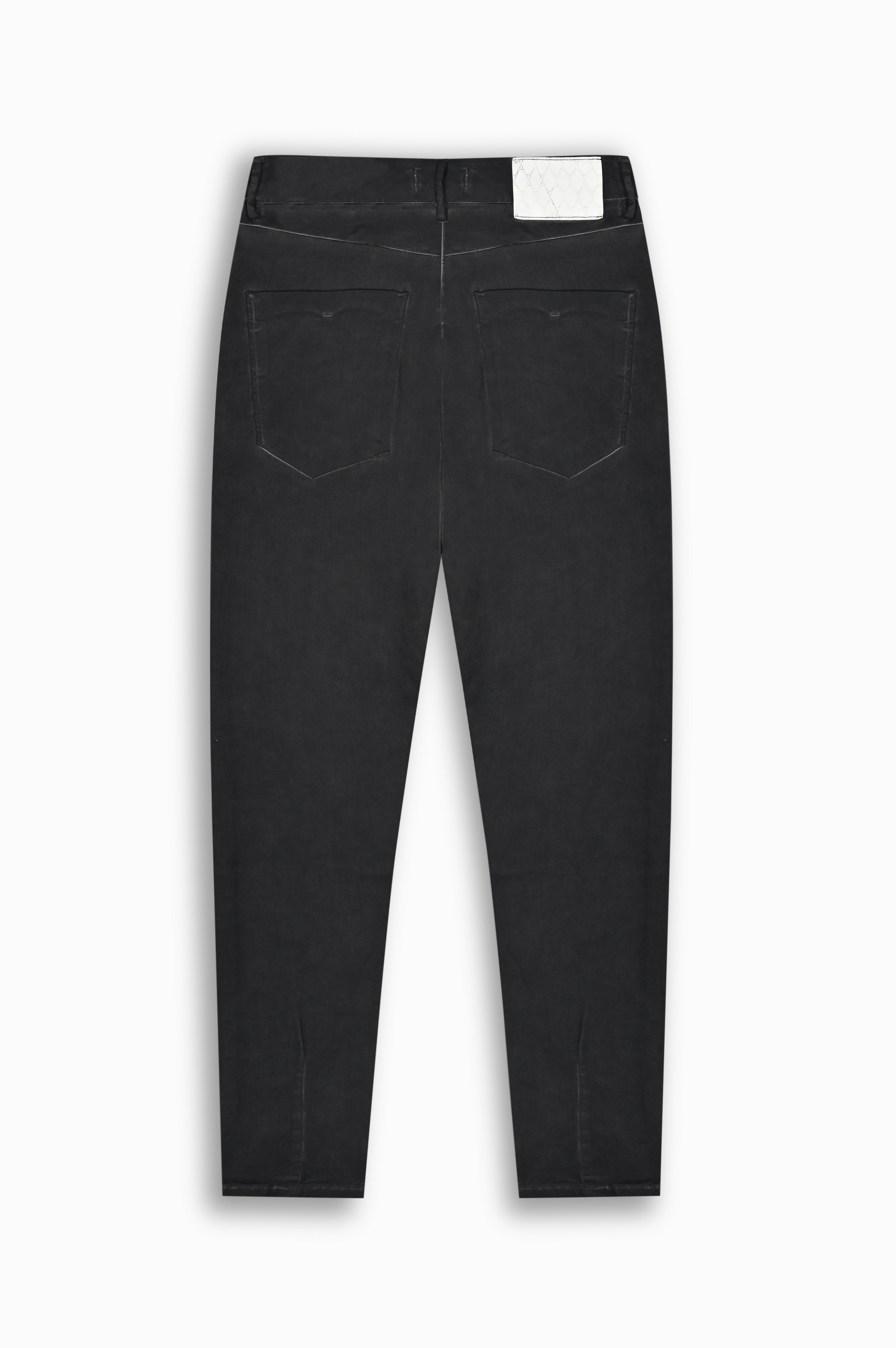 Anthracite Black Slim-Fit Denim Trousers